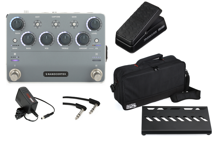 Neural DSP Nano Cortex Digital Effects Modeler/Profiling Pedal - Pedalboard  Bundle