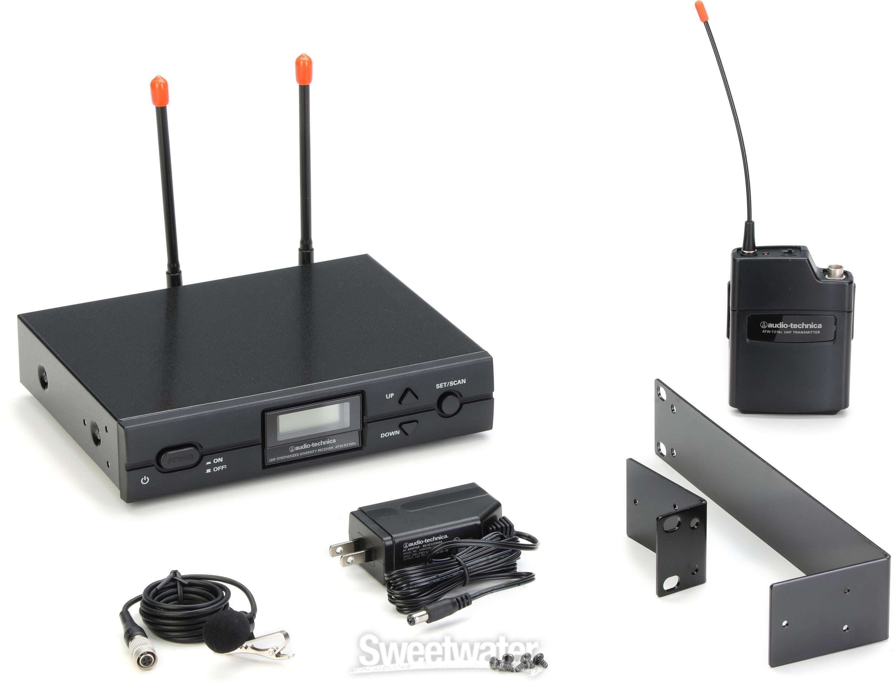 Audio Technica ATW 2129b Wireless Lavalier Microphone System I