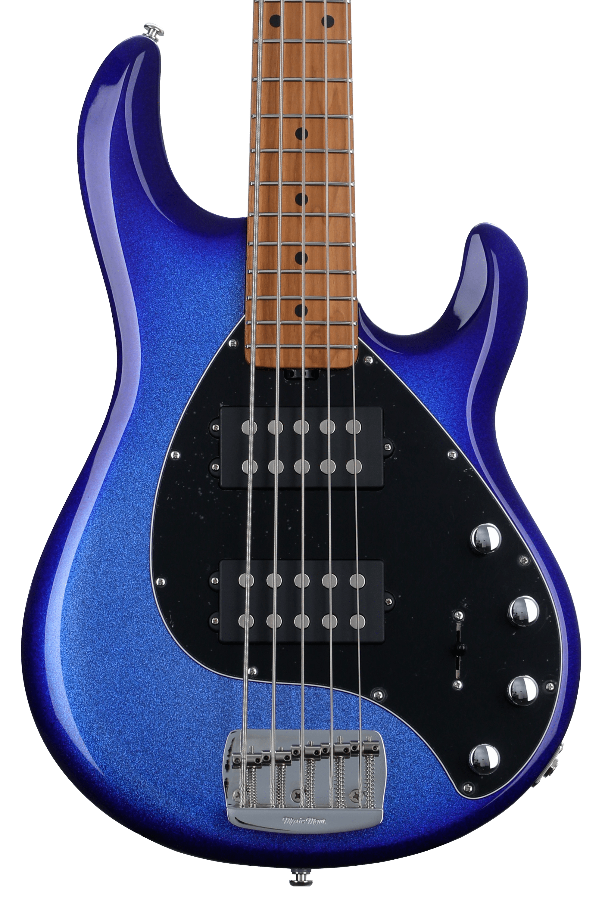 Ernie Ball Music Man StingRay Special 5 HH Bass Guitar - Pacific Blue  Sparkle