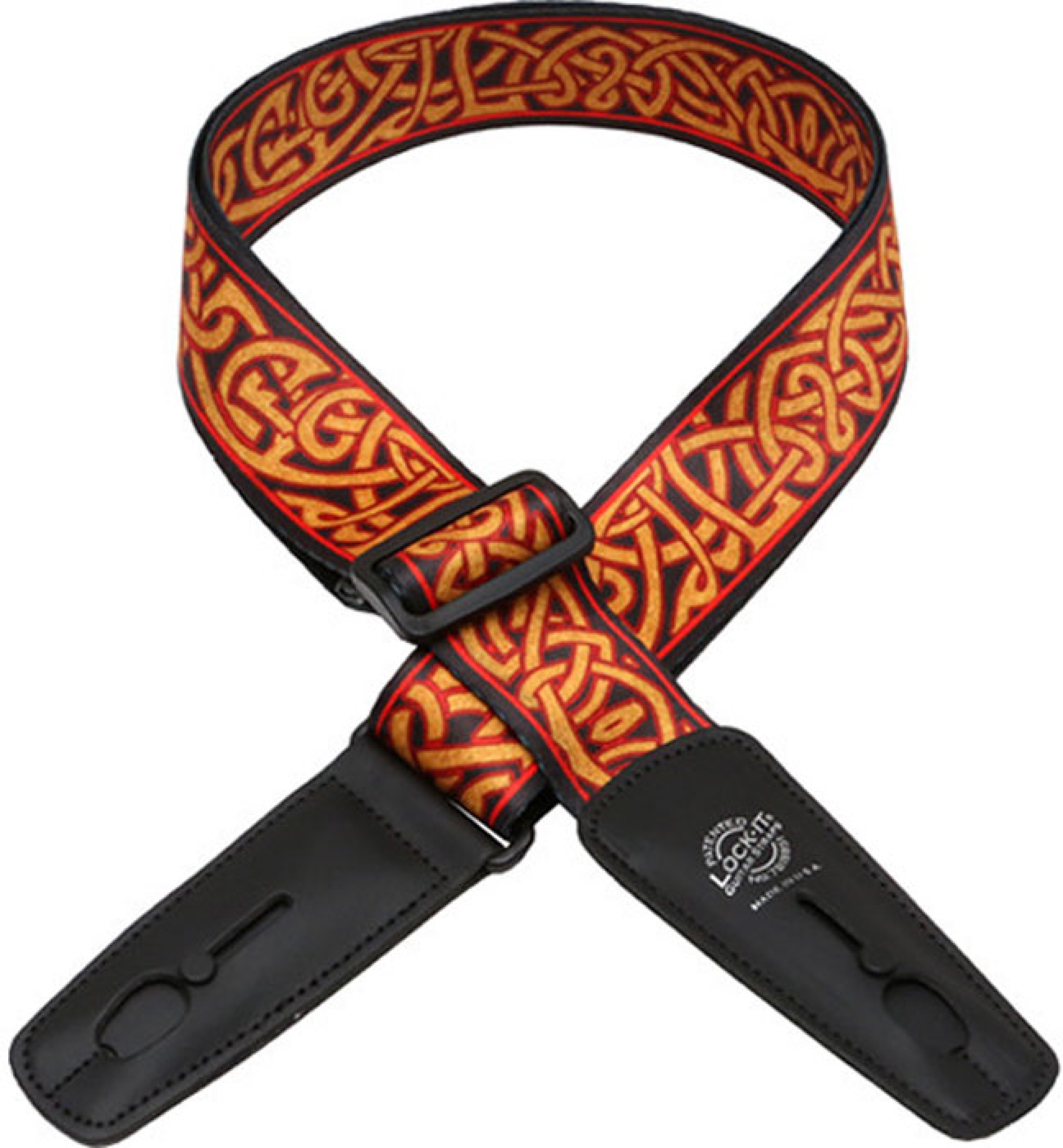 Photo of Lock-It Straps Bob Masse Series 2-inch Plush Poly Strap with Locking Ends - Harvest Twist