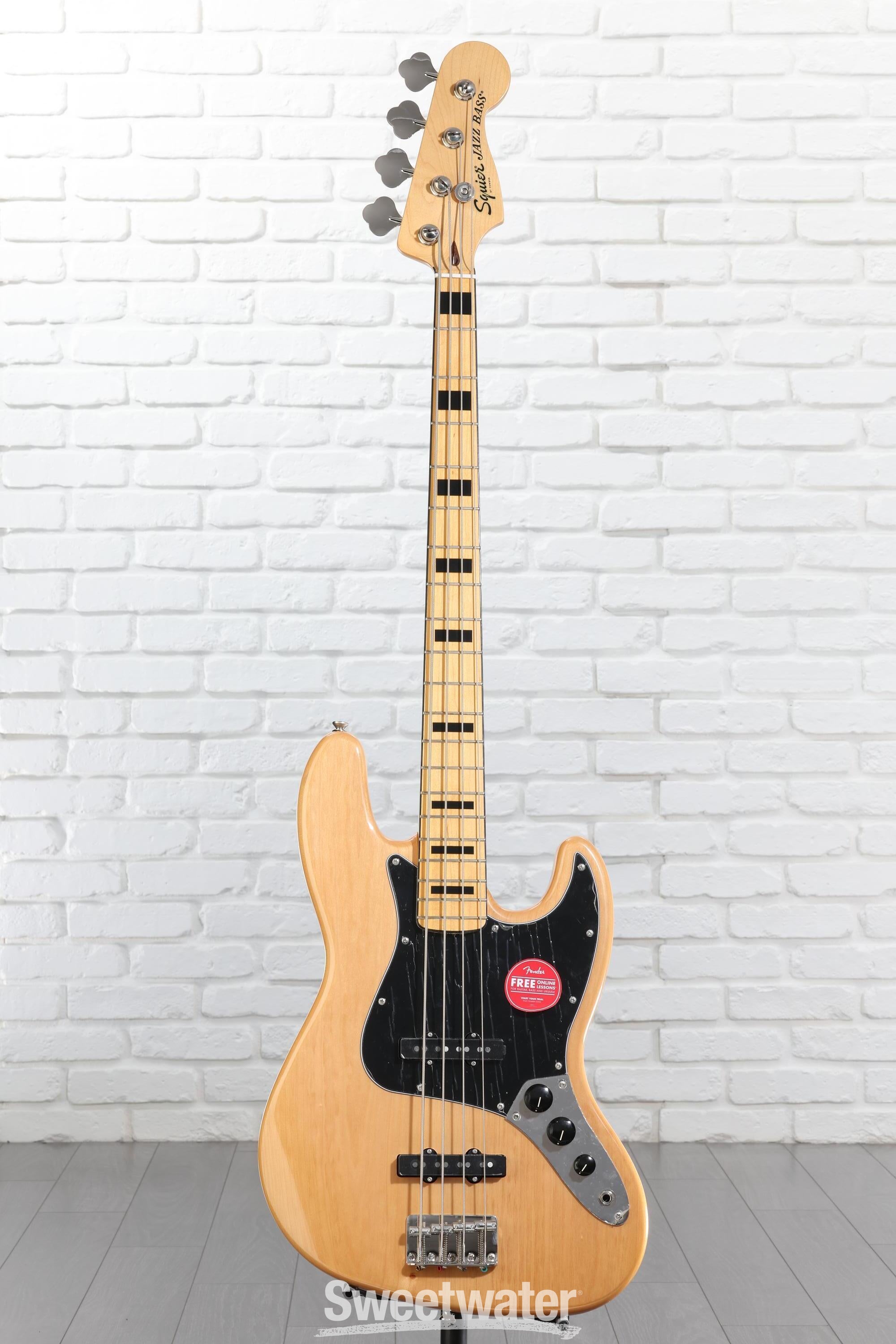 Squier Classic Vibe ’70s Jazz Bass Amazon.com: Squier Classic Vibe 70s Jazz Bass, Black, Maple