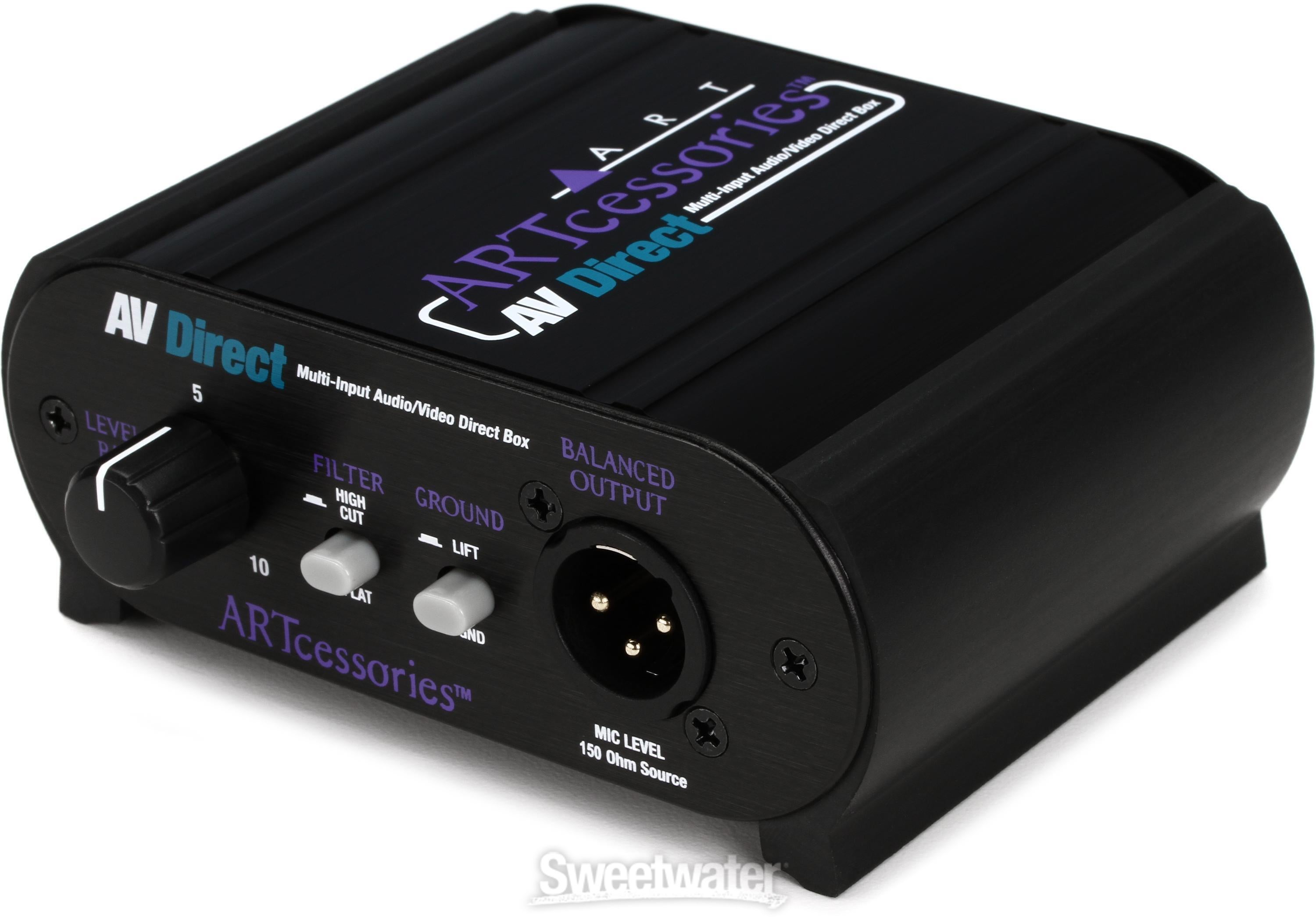 ART AVDirect 1-channel Passive, Multiple Input Direct Box