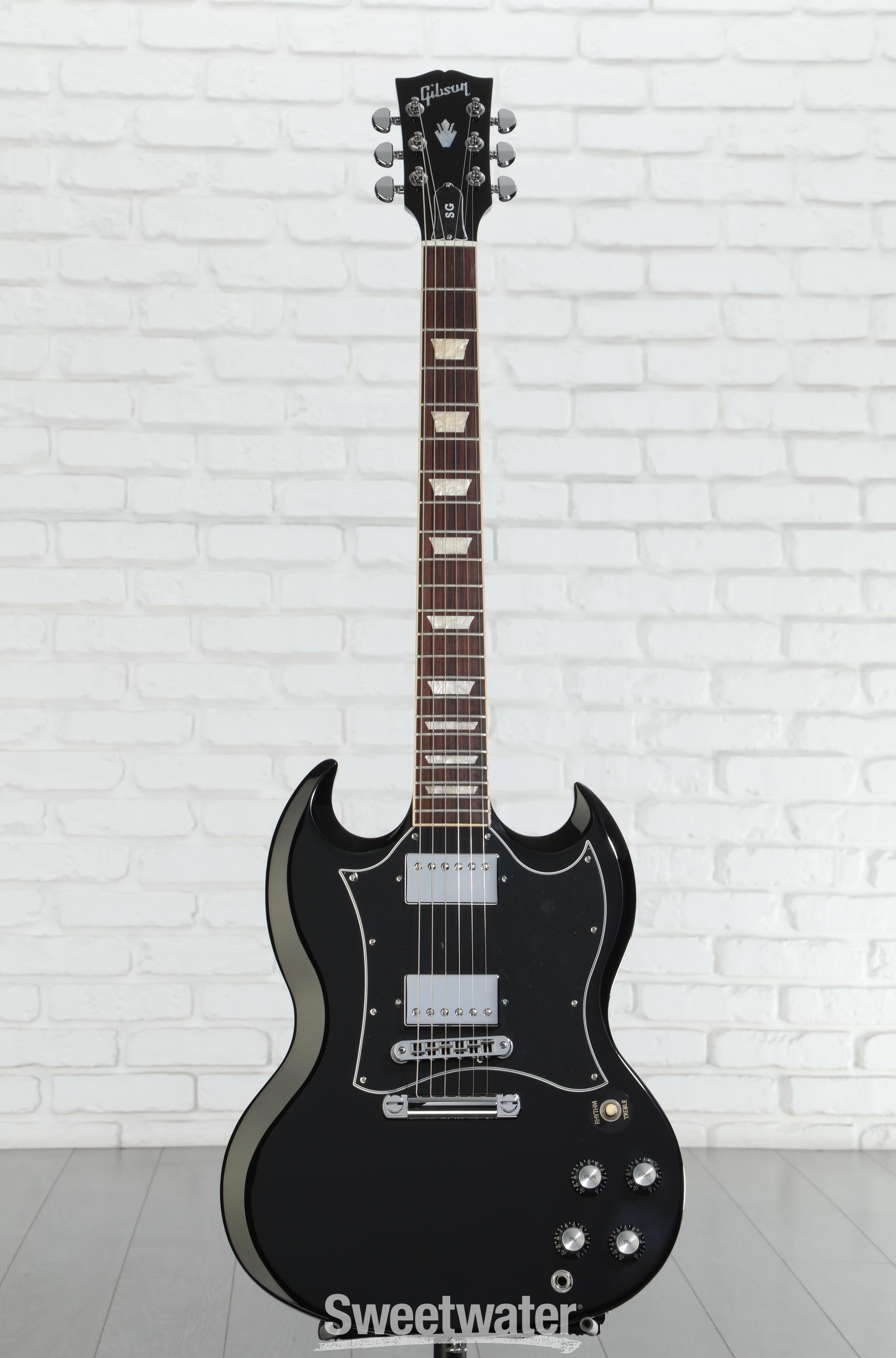 ギブソン SG スタンダード エボニー Gibson SG Standard Electric Guitar - Ebony | Sweetwater