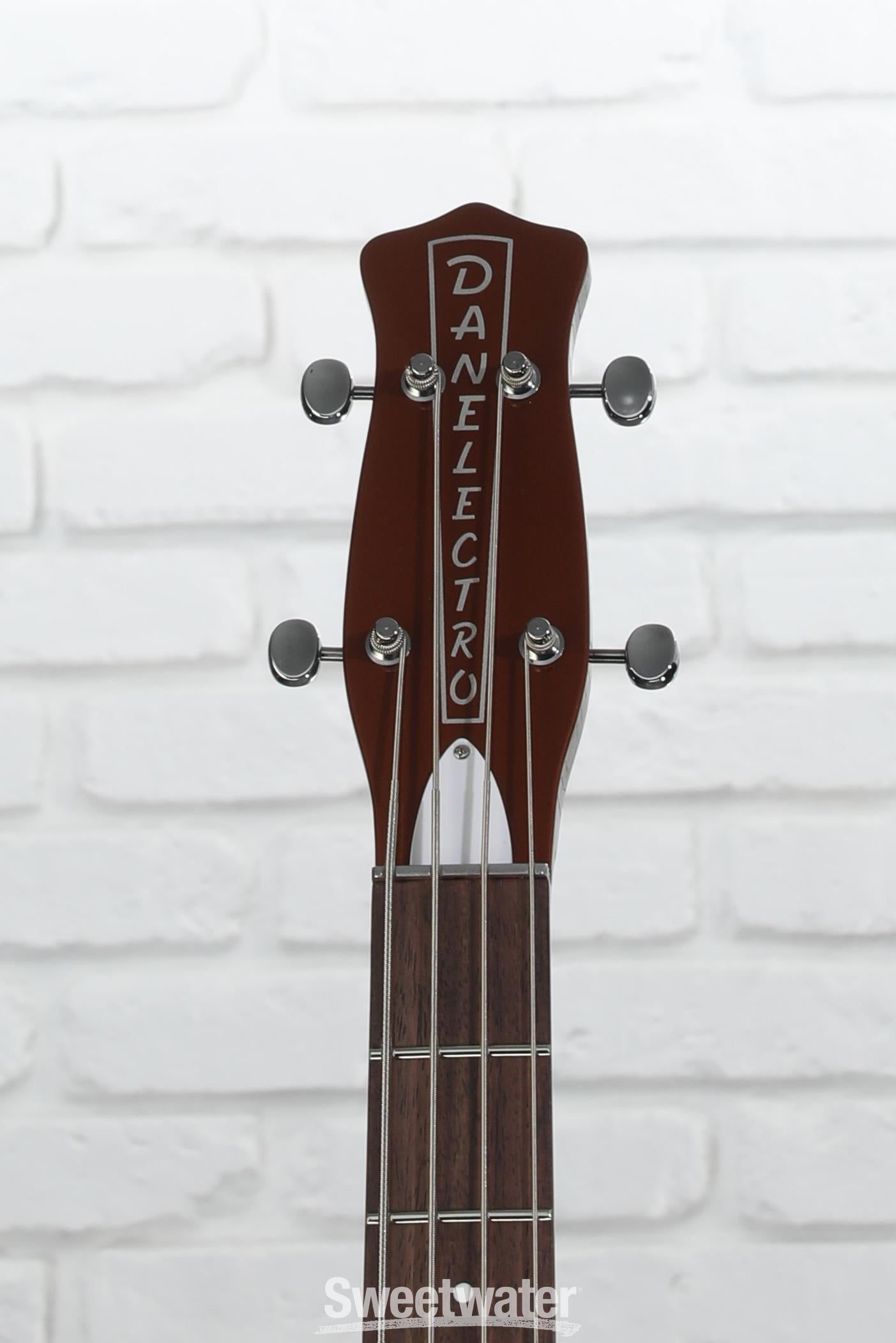 Danelectro '59DC Short Scale Bass Guitar - Copper | Sweetwater