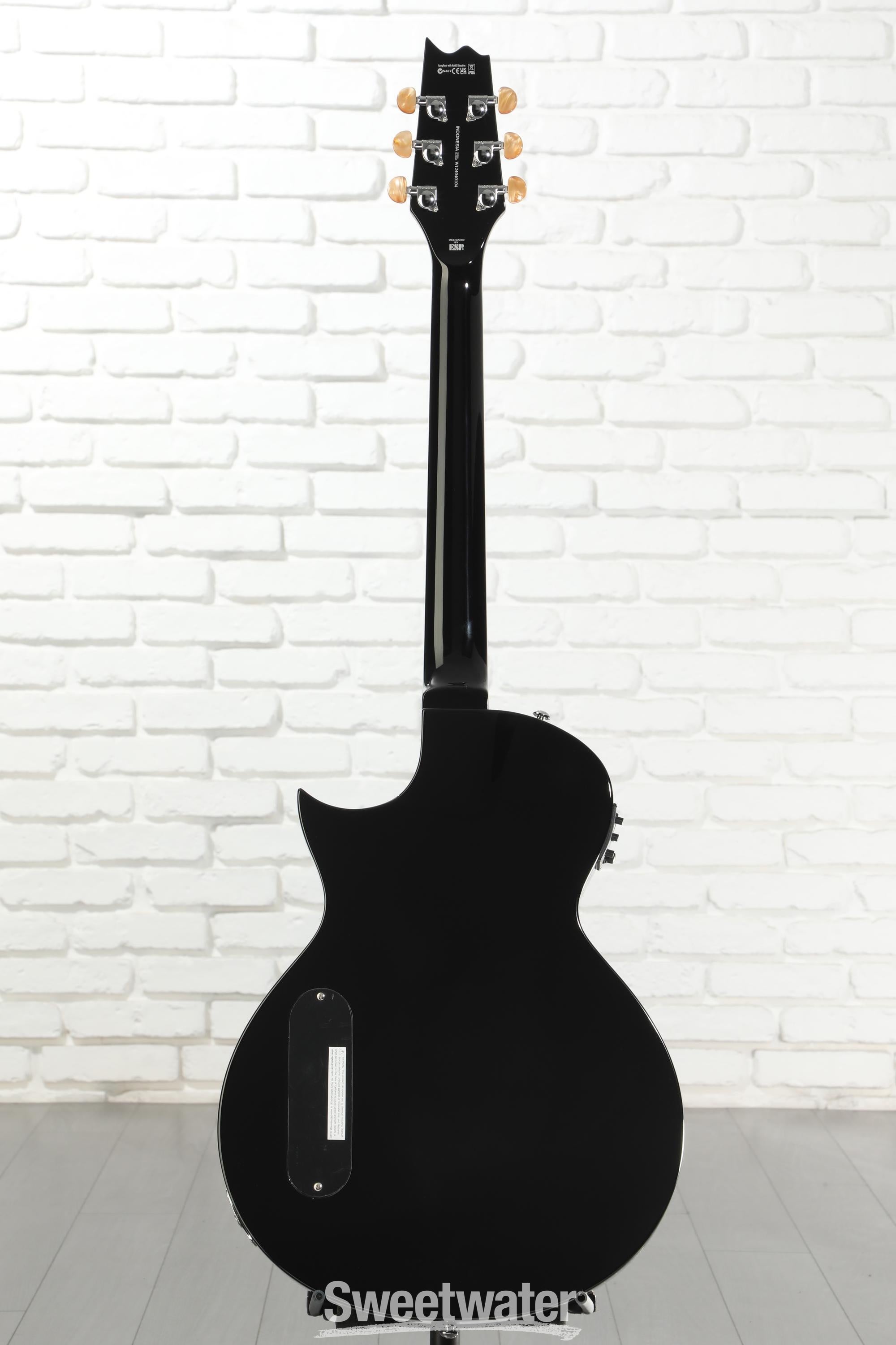 ESP LTD TL-6 Acoustic-electric Guitar - Black | Sweetwater