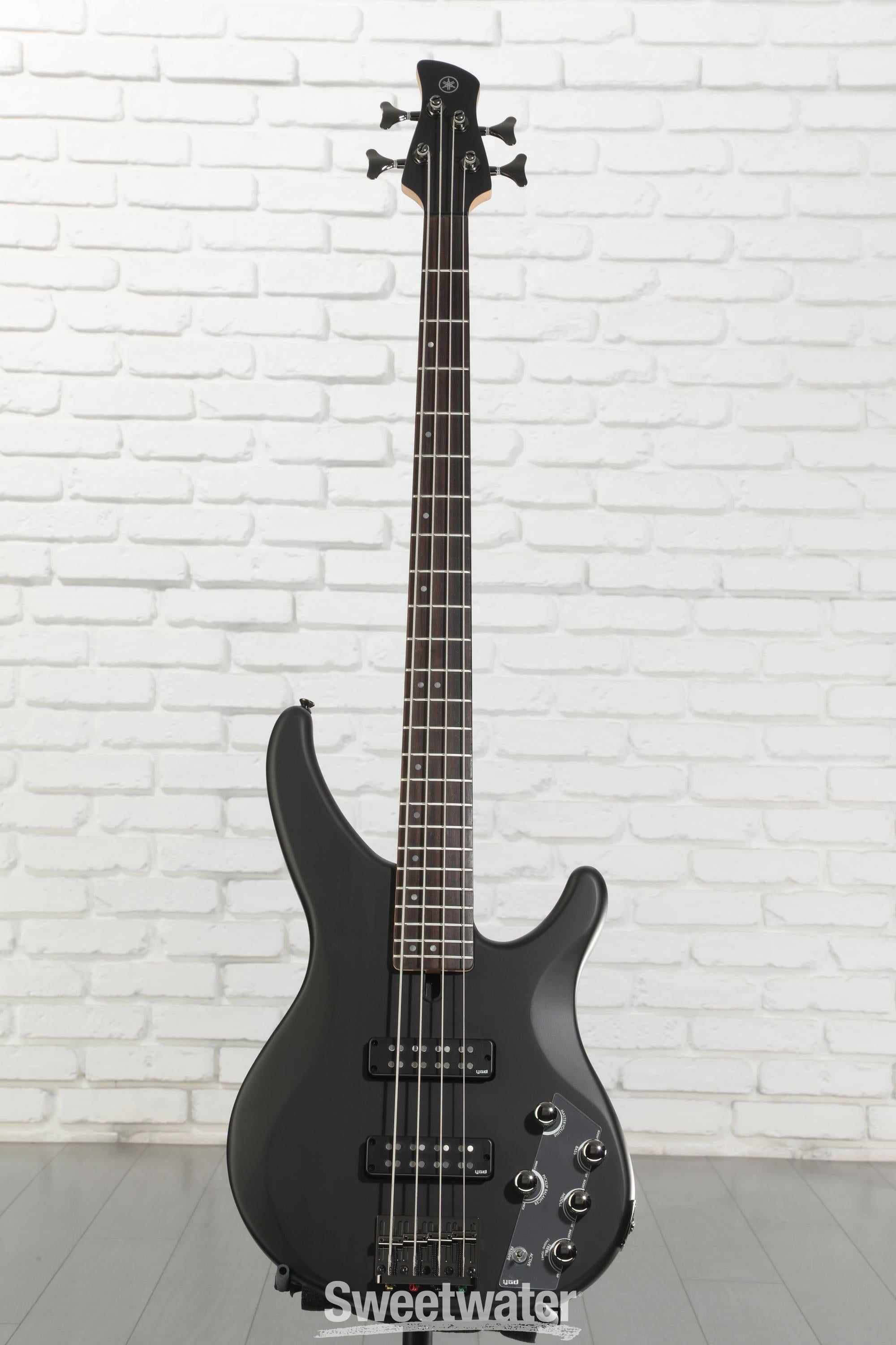Yamaha TRBX504 4-string Bass Guitar - Translucent Black | Sweetwater