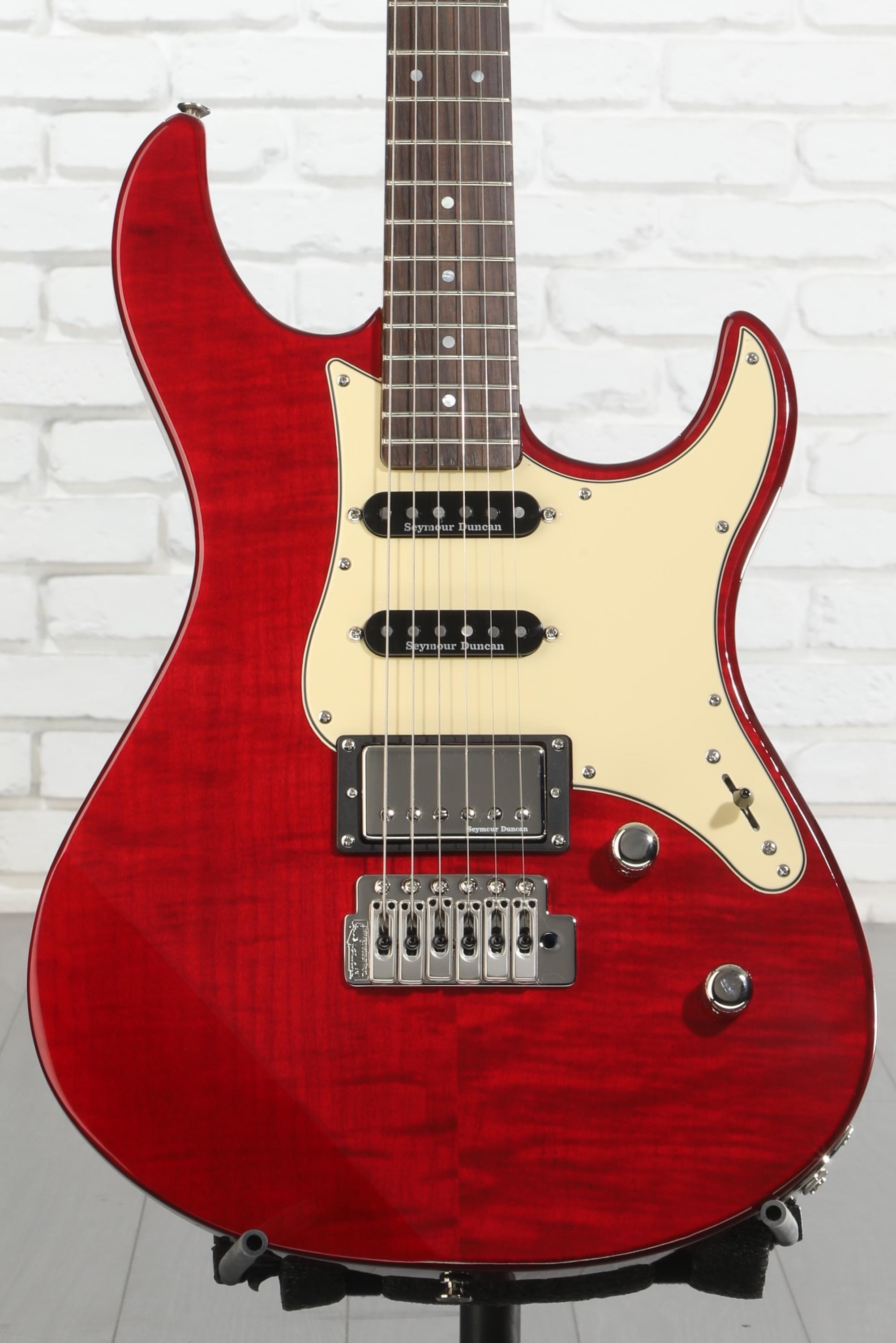 Yamaha PAC612VIIFMX Pacifica Electric Guitar - Fired Red | Sweetwater