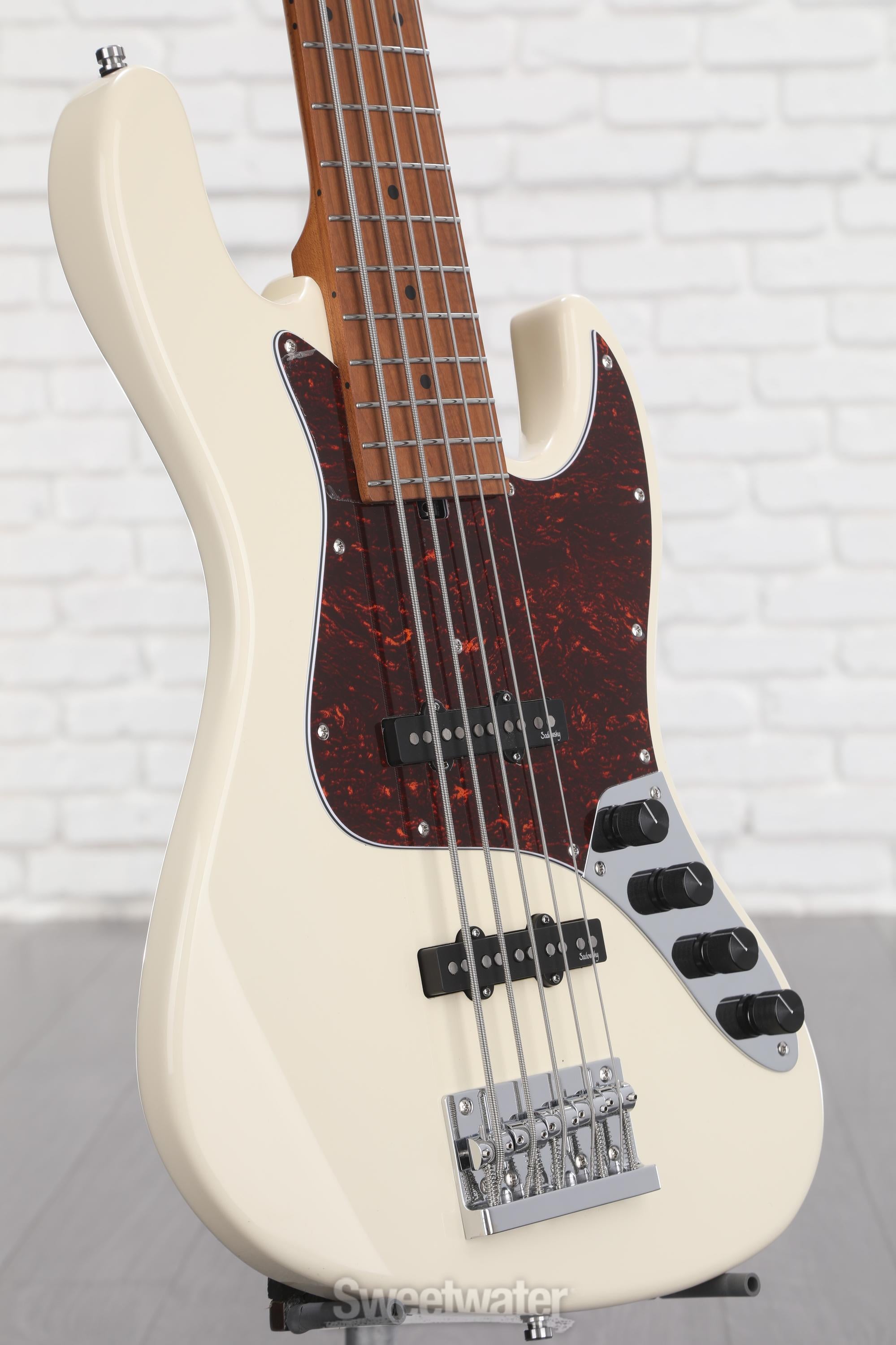 Sadowsky MetroExpress 21-fret Vintage JJ Bass, 5-string - Olympic 