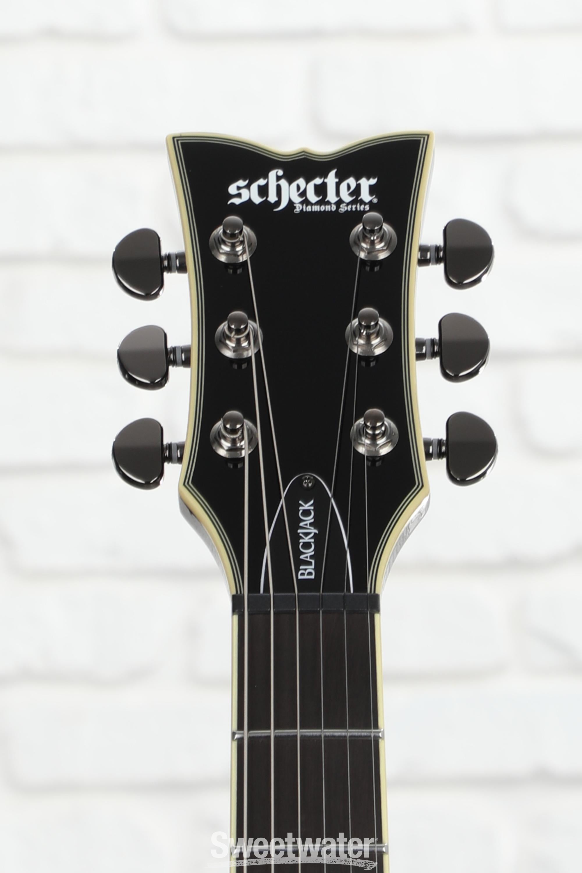 Schecter SoloII Blackjack Electric Guitar Black Gloss Sweetwater
