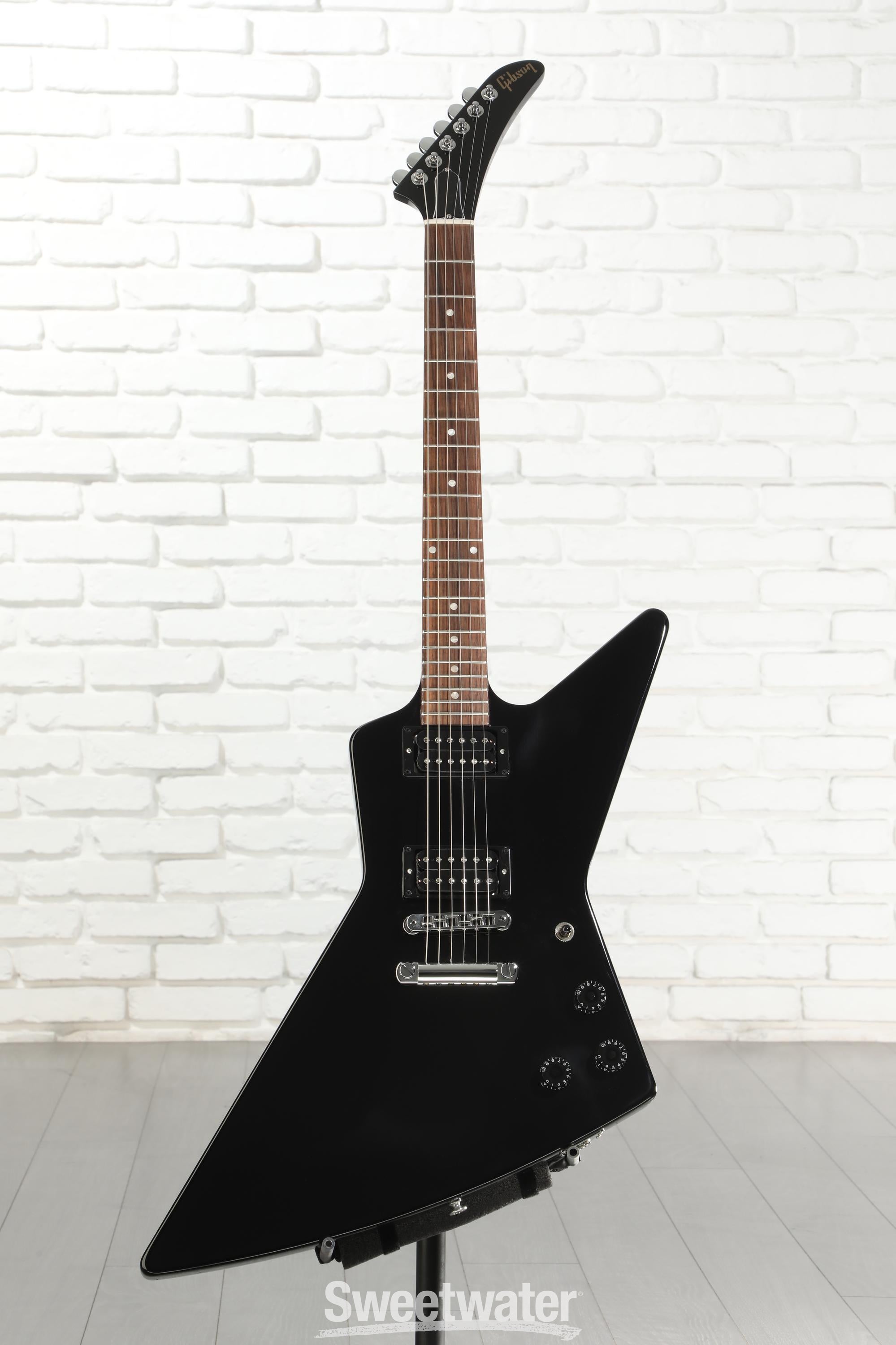 Gibson 80s Explorer Solidbody Electric Guitar - Ebony | Sweetwater