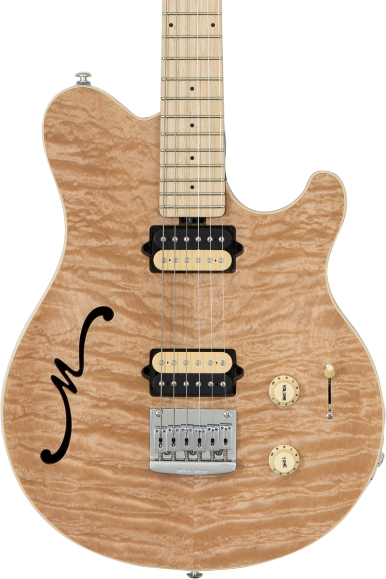 Ernie Ball Music Man Axis Super Sport Semi-hollow Trem - Natural