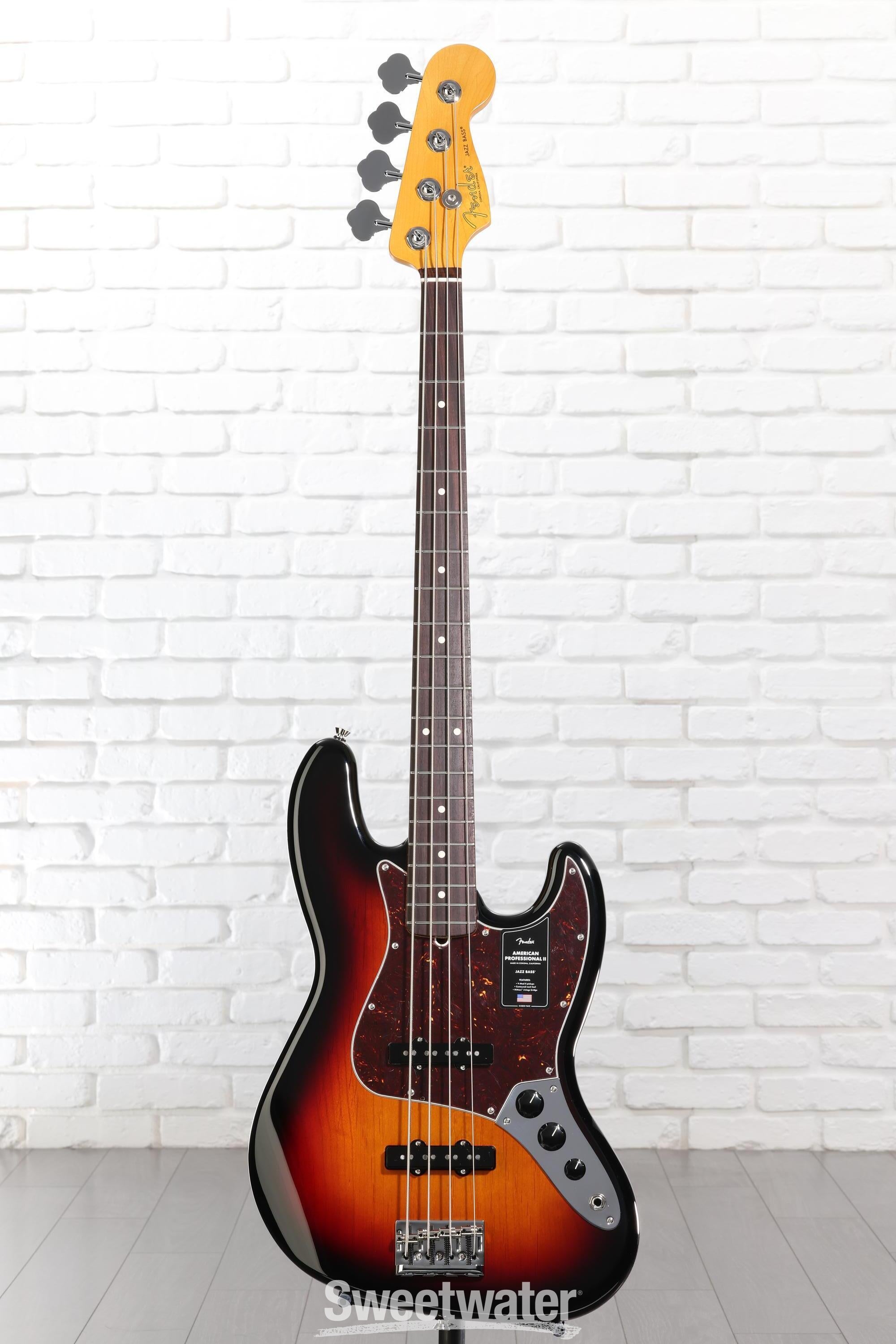 Fender American Professional II Jazz Bass - 3 Color Sunburst with
