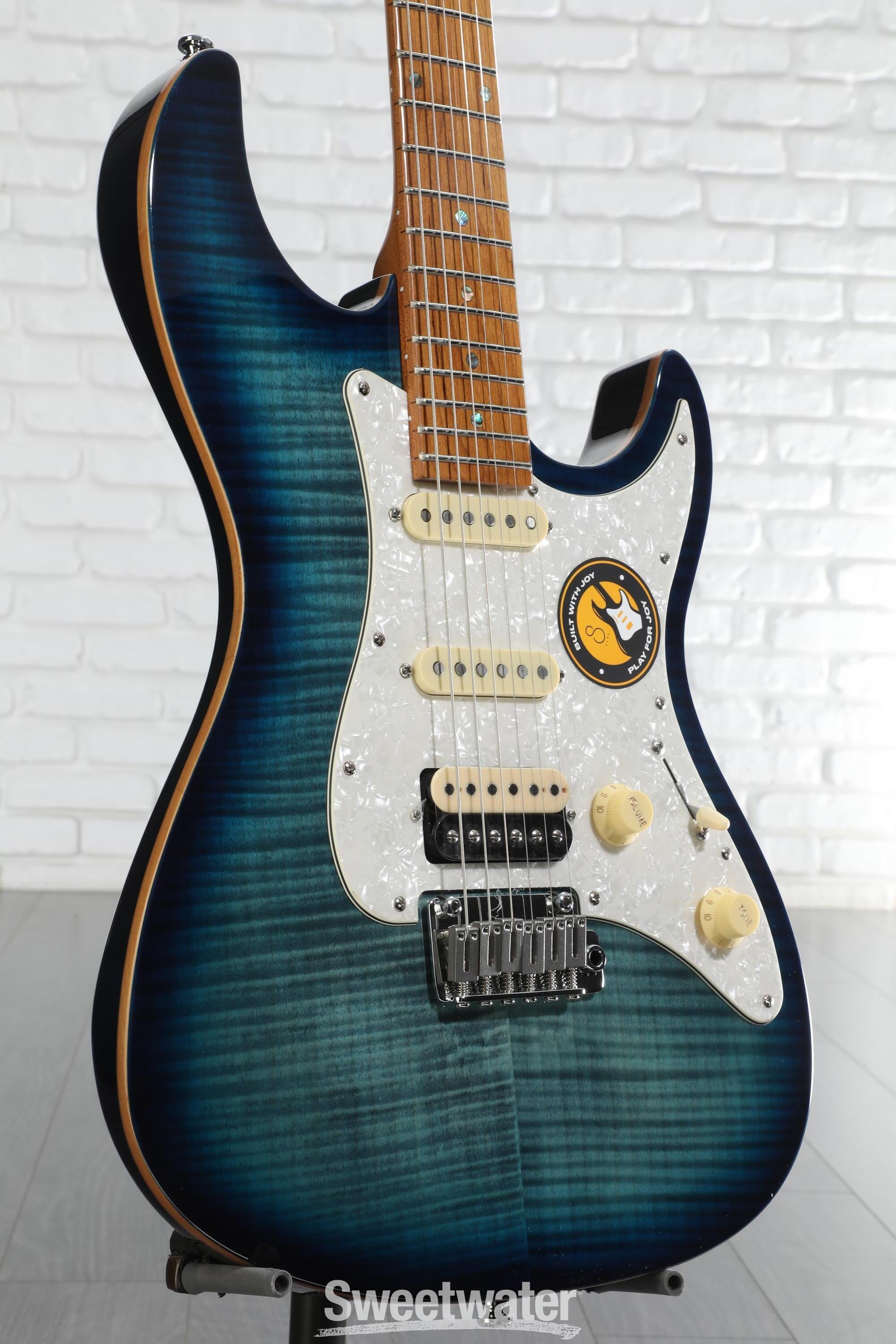 Sire Larry Carlton S7 FM Electric Guitar - Transparent Blue