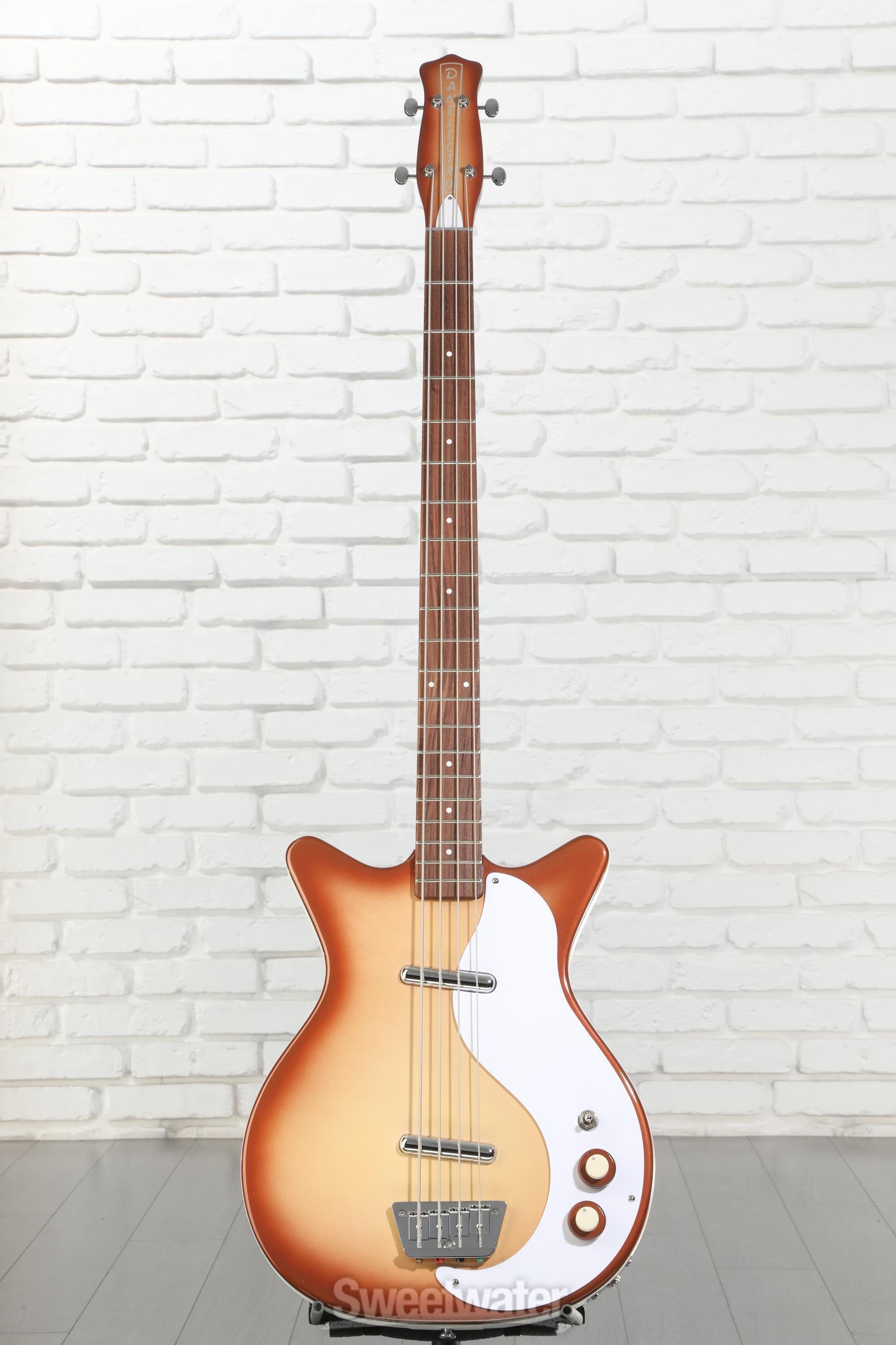 Danelectro '59DC Long Scale Bass Guitar - Copper Burst | Sweetwater