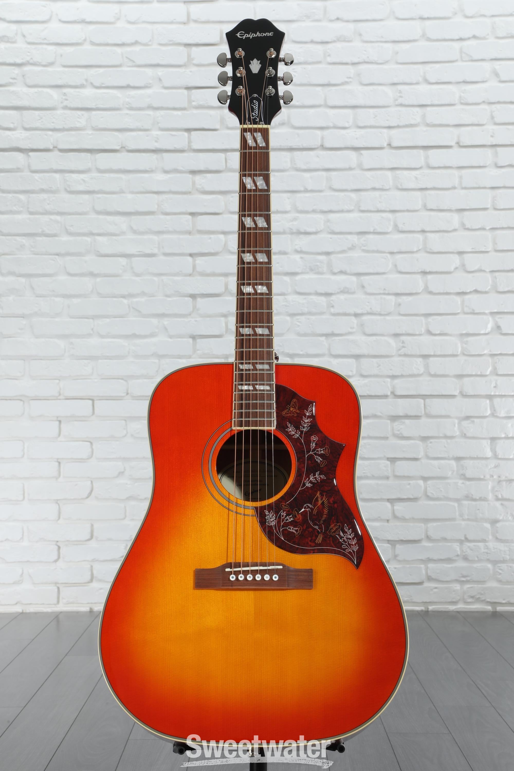 ギター Epiphone Hummingbird Pro Epiphone Hummingbird Pro Acoustic Electric - Faded Cherry