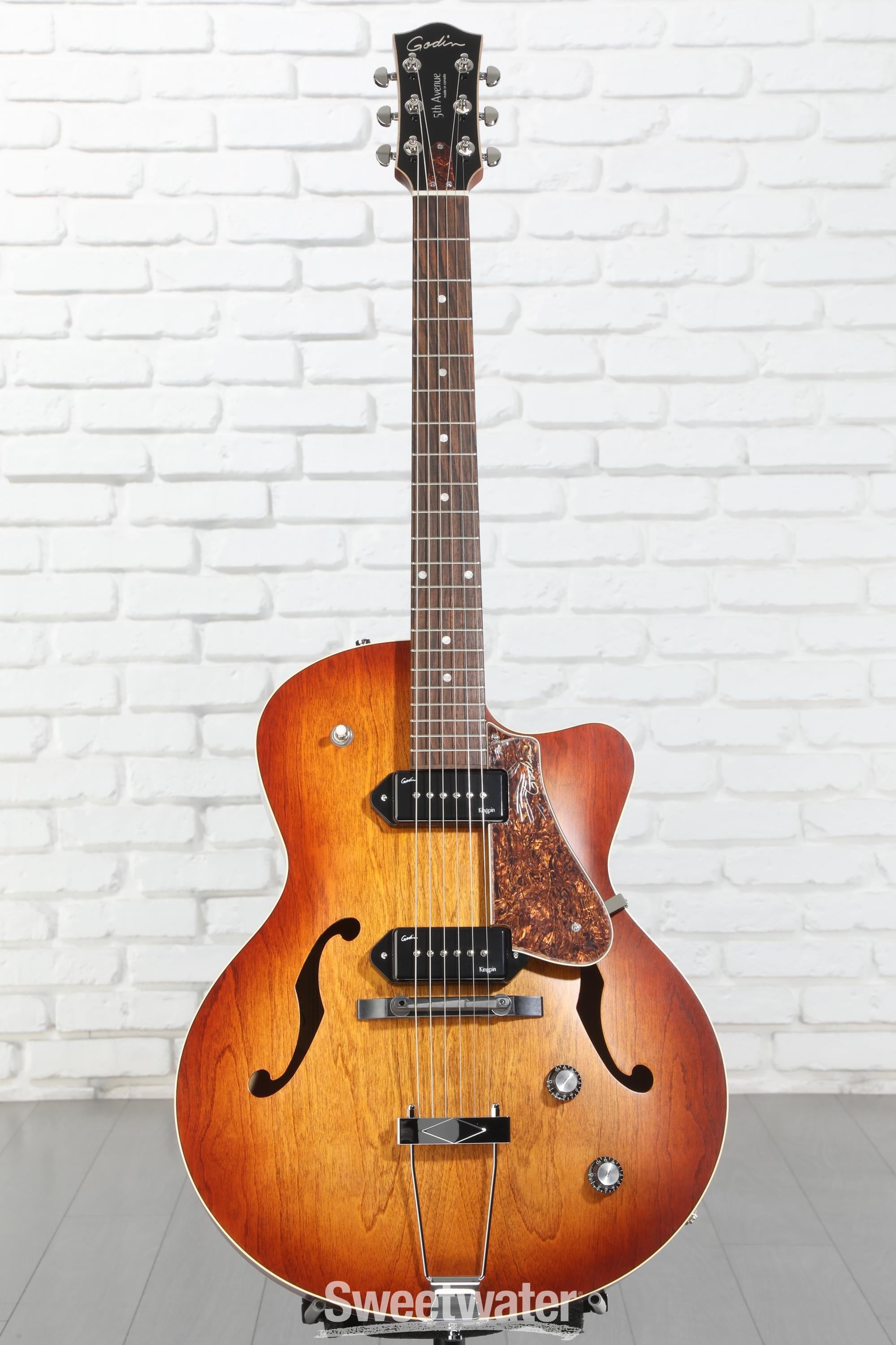 Godin 5th Avenue CW Kingpin II P90 Hollowbody Electric