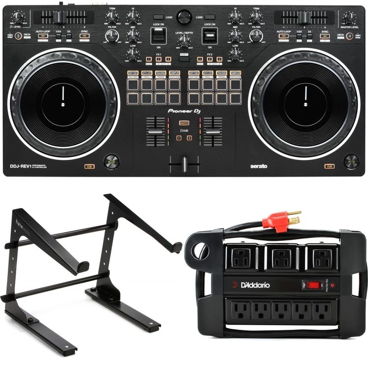  Pioneer DJ DDJ-REV1 Controlador Serato DJ de 2 pisos :  Instrumentos Musicales