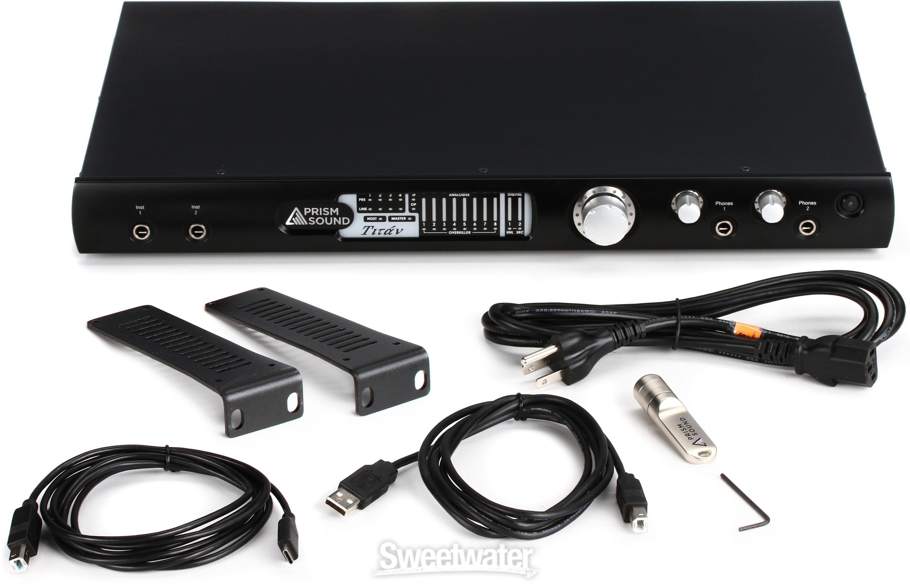 Prism Sound Titan 8-channel A/D Converter | Sweetwater Prism Sound Titan 8-channel A/D Converter | Sweetwater