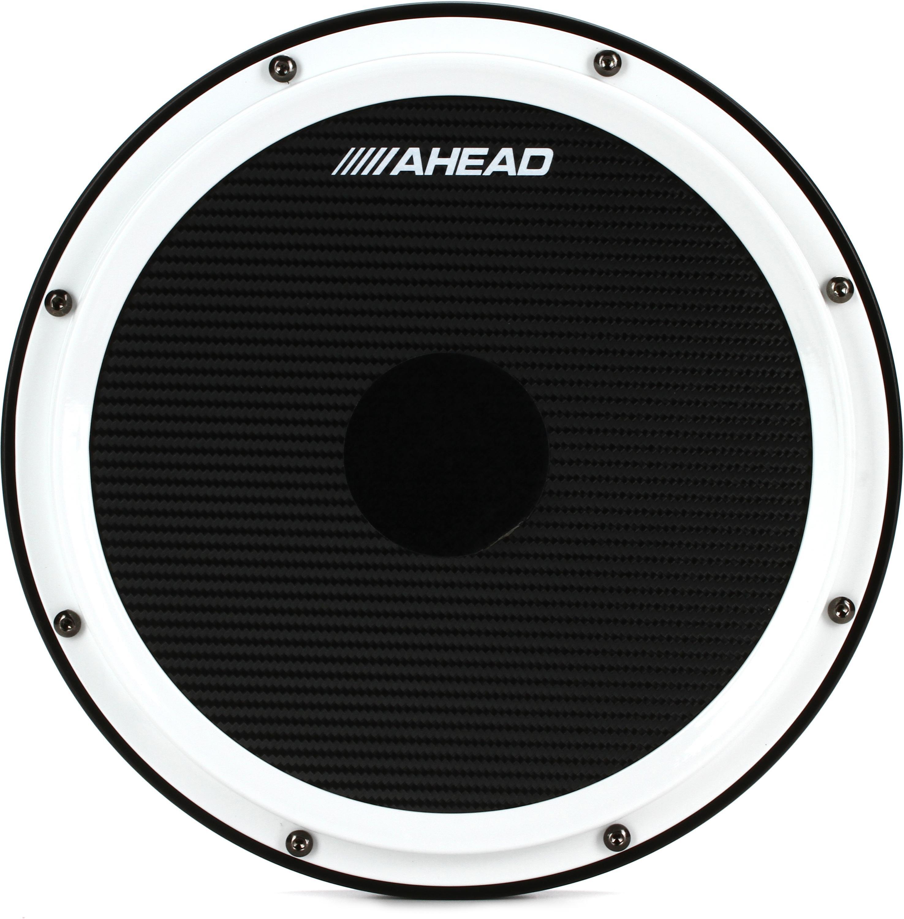 Bundled Item: Ahead S-Hoop Marching Pad with Snare Sound - 14"