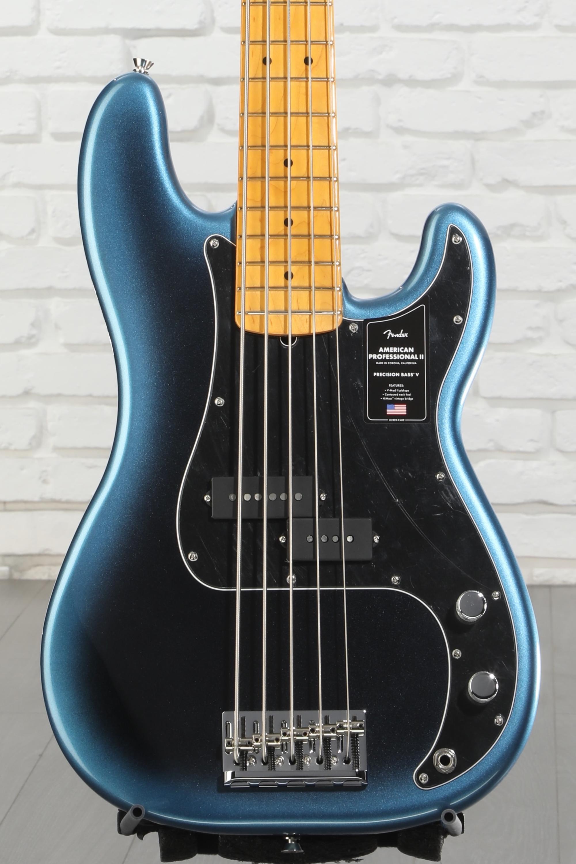 Fender アメプロPrecision Bass V mod Fender American Professional II Precision Bass V - Dark Night