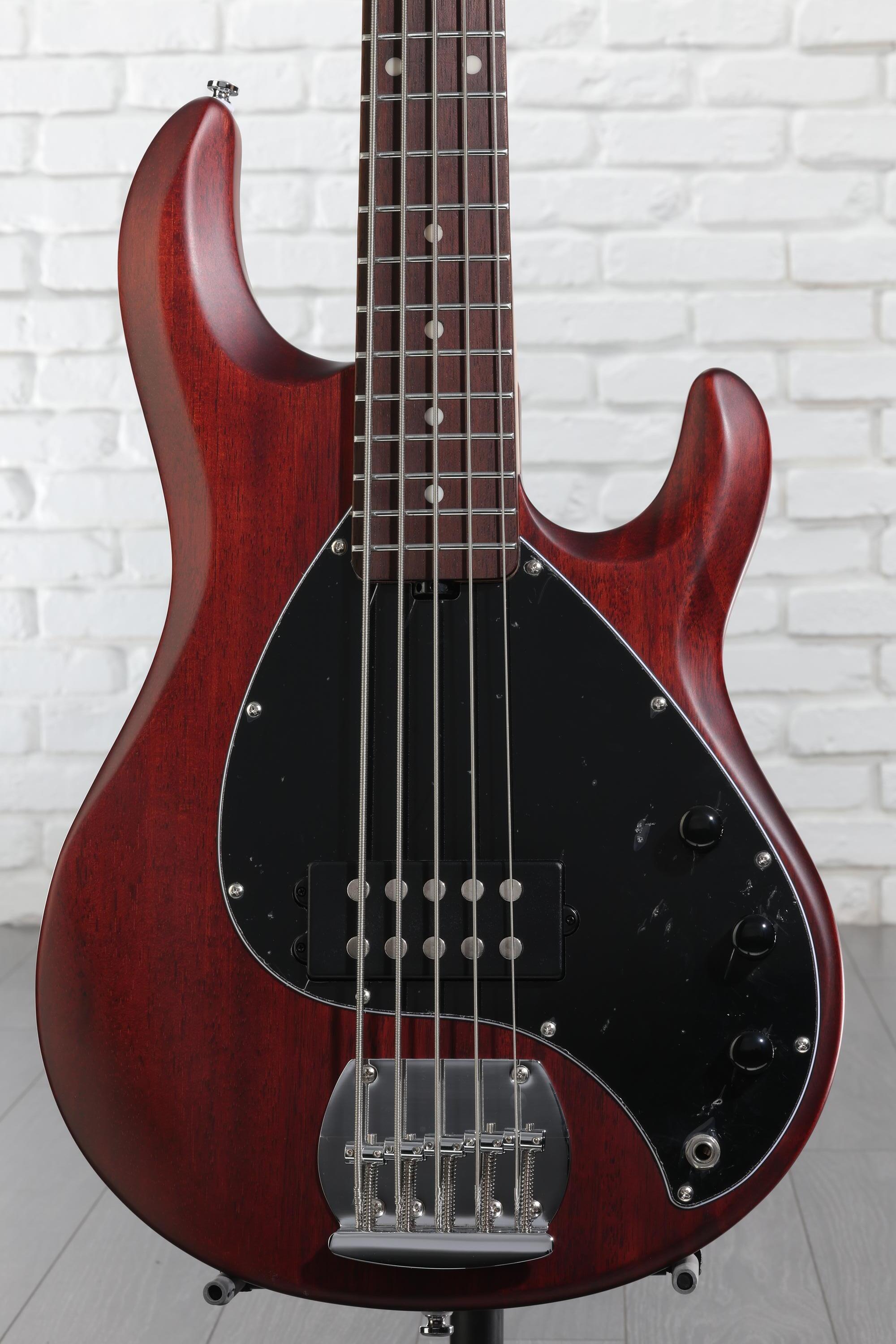 Sterling By Music Man StingRay RAY5 Bass Guitar - Walnut Satin