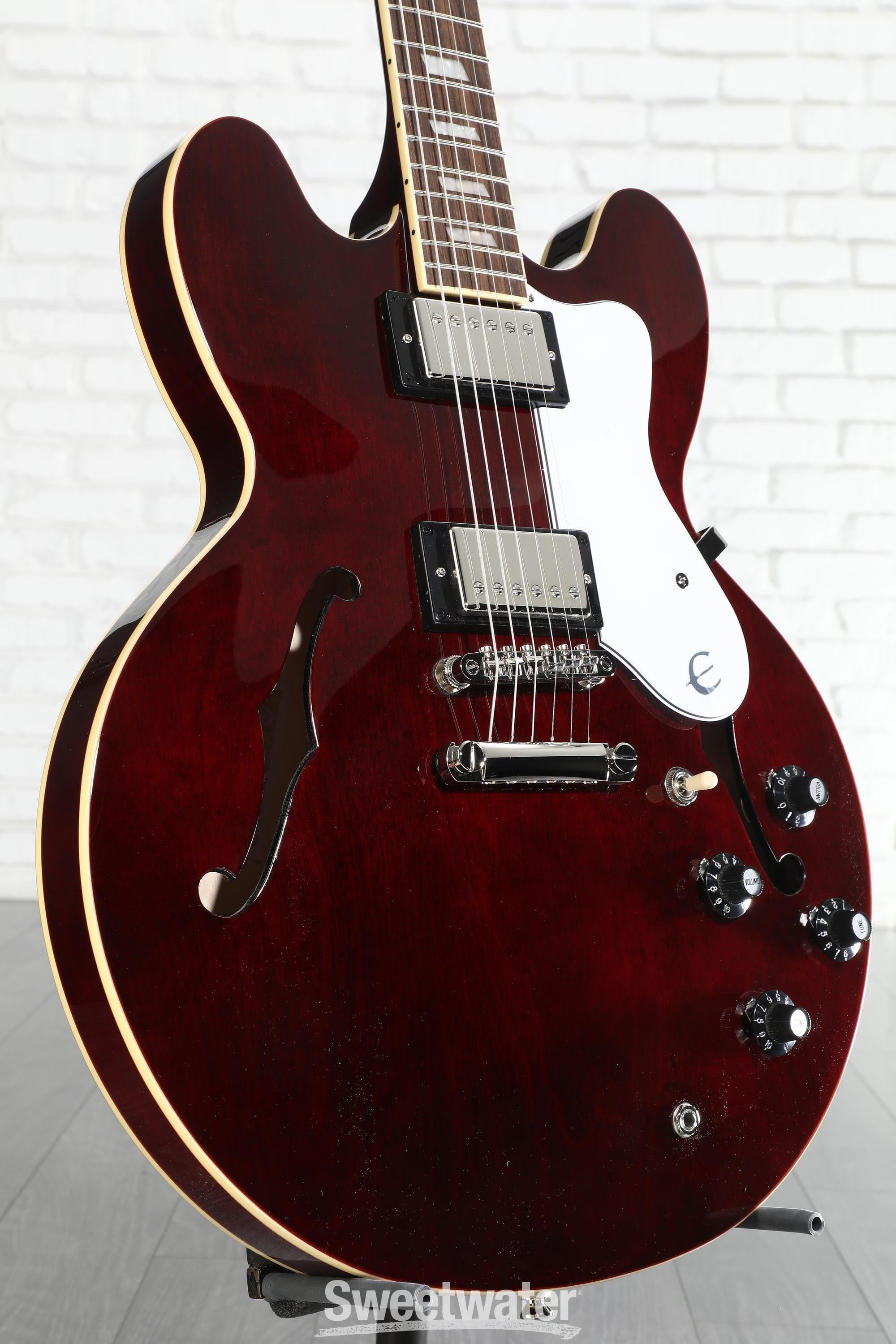 Epiphone Noel Gallagher Riviera Electric Guitar - Dark Red Wine