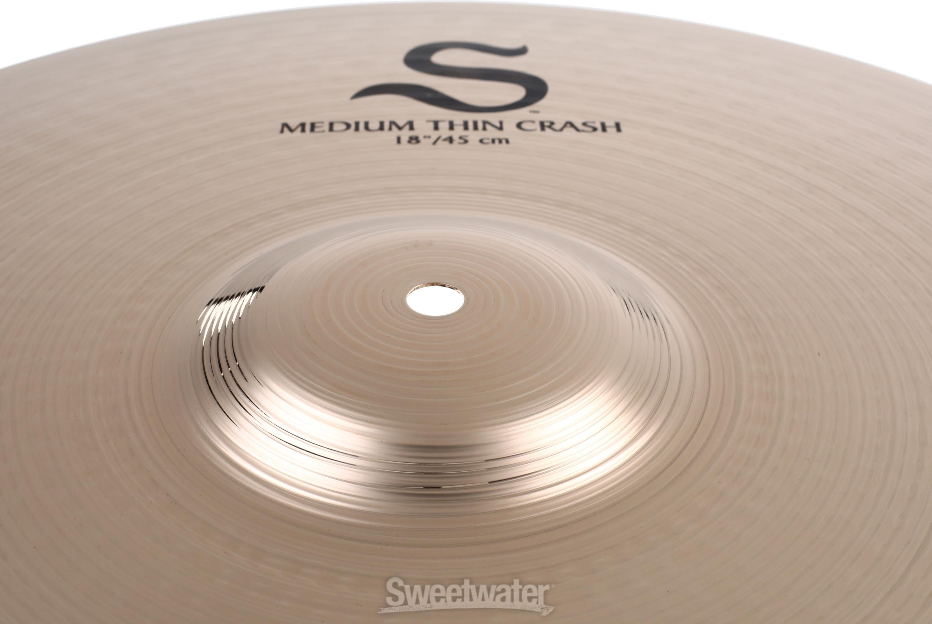 Zildjian 18 inch S Series Medium Thin Crash Cymbal