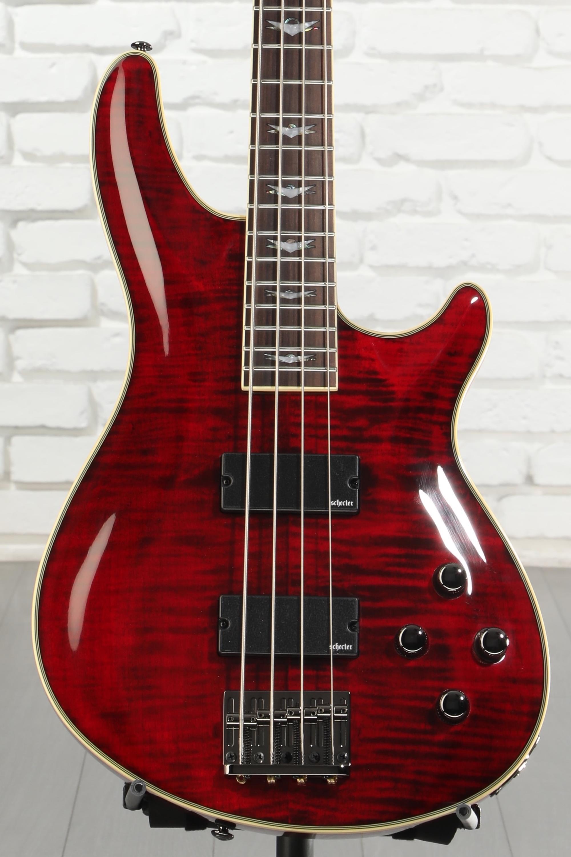 Schecter Omen Extreme-4 Bass Guitar - Black Cherry | Sweetwater