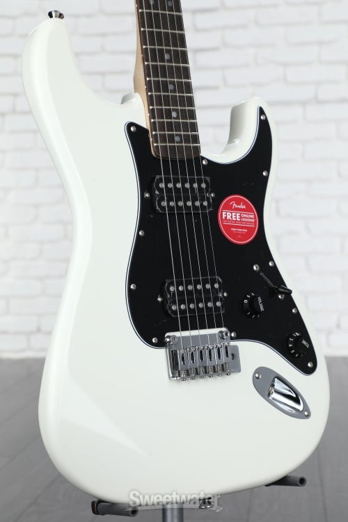 Chitarra Elettrica Squier Affinity Series Stratocaster HH - Tastiera Lauro, Colore Olympic White, Per Principianti - Foto 10