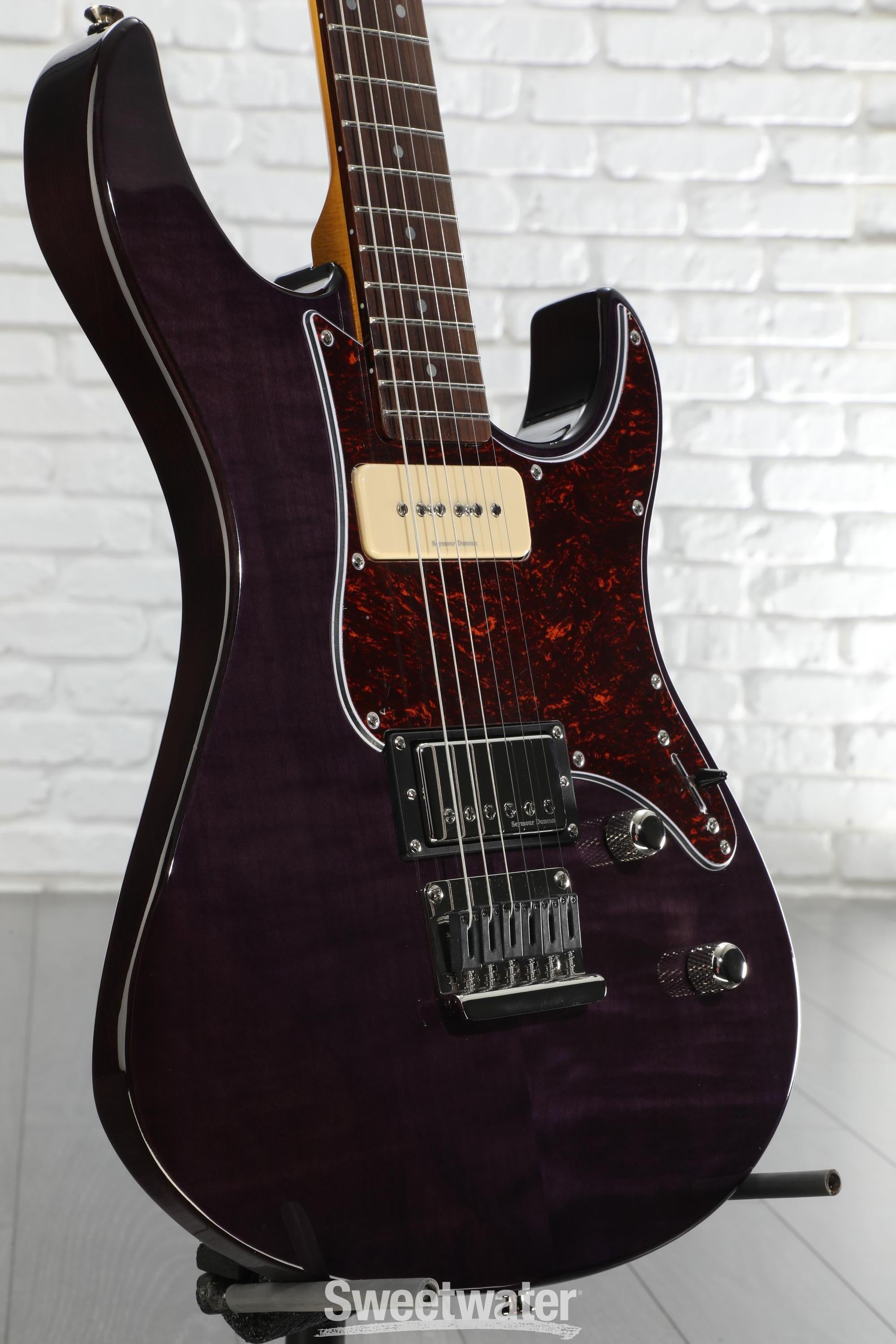 Yamaha PAC611HFM Pacifica Electric Guitar - Translucent Purple