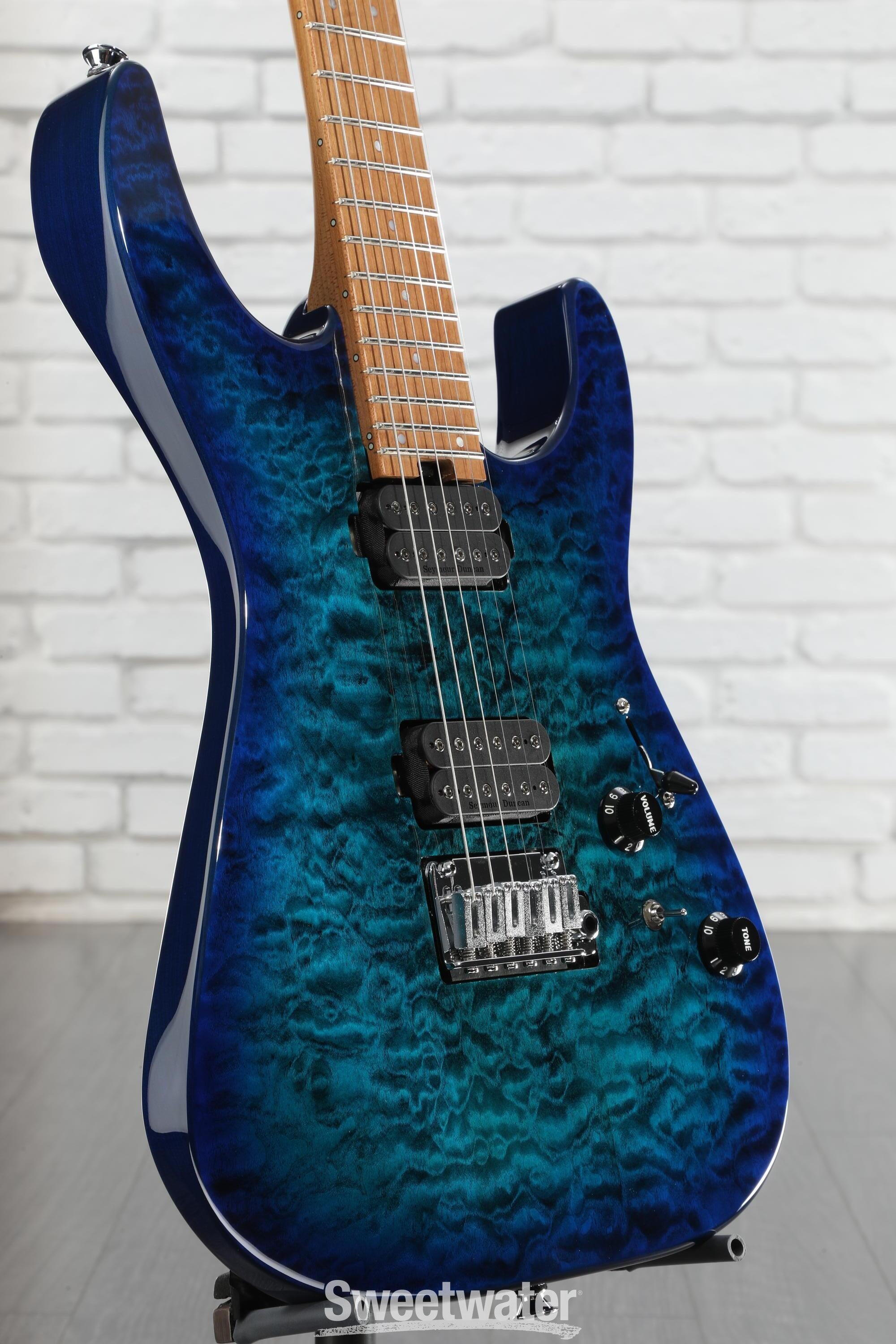 CharvelPRO-MOD DK24 HH 2PT CM -Matte Blue Frost - 【軽量3.28