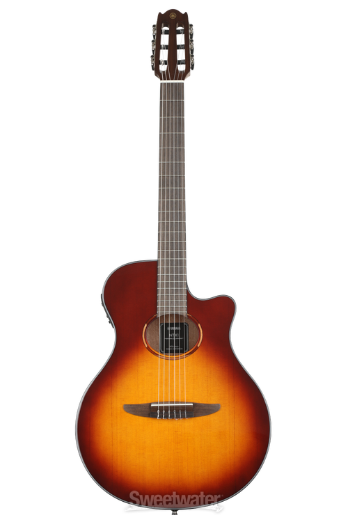 Yamaha NTX1 Nylon String Acoustic-Electric Guitar - Brown Sunburst