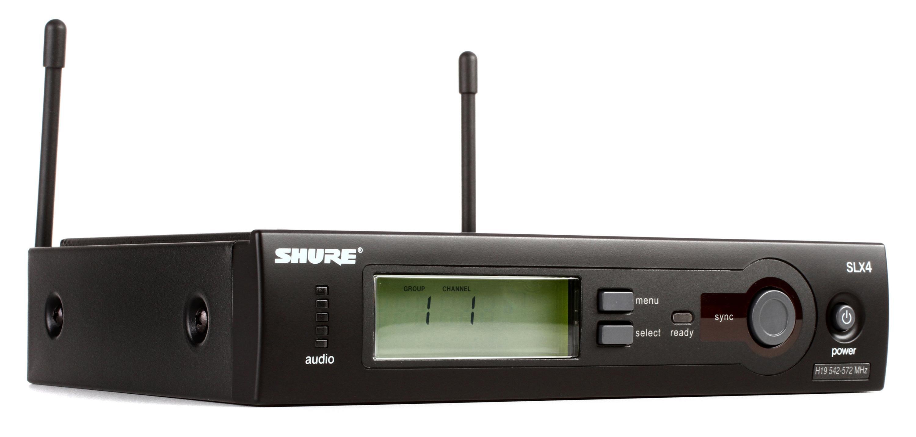 Shure SLX4 - Wireless audio receiver for wireless microphone
