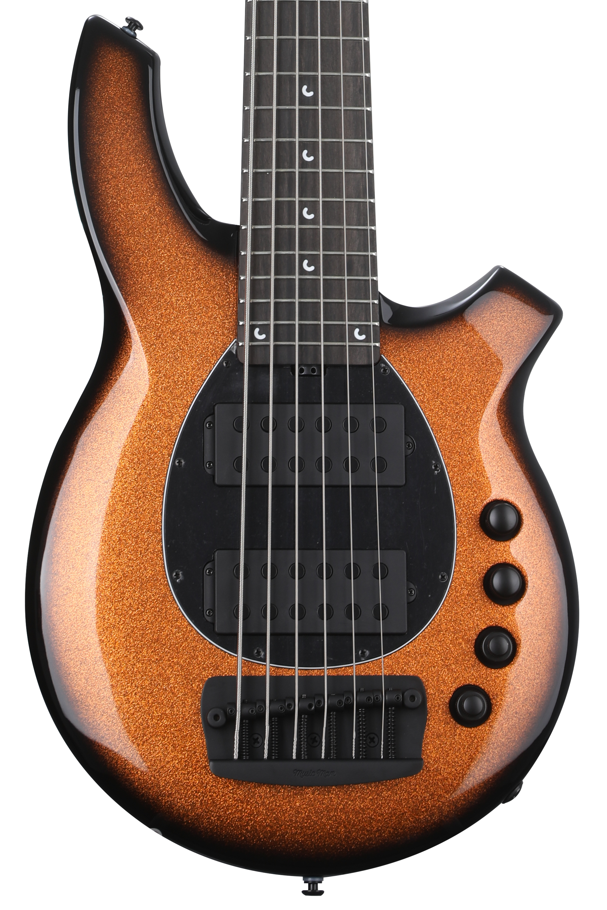 Ernie Ball Music Man Bongo 6 Bass Guitar - Harvest Orange Ernie Ball Music Man Bongo 6 Bass Guitar - Harvest Orange