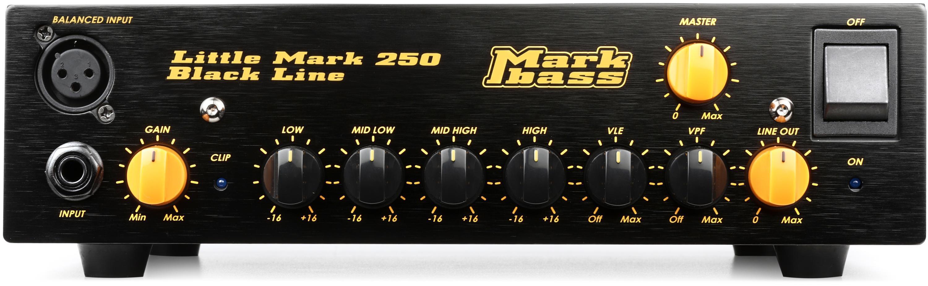 Markbass Little Mark 250 Black Line 250-watt Bass Amplifier Head