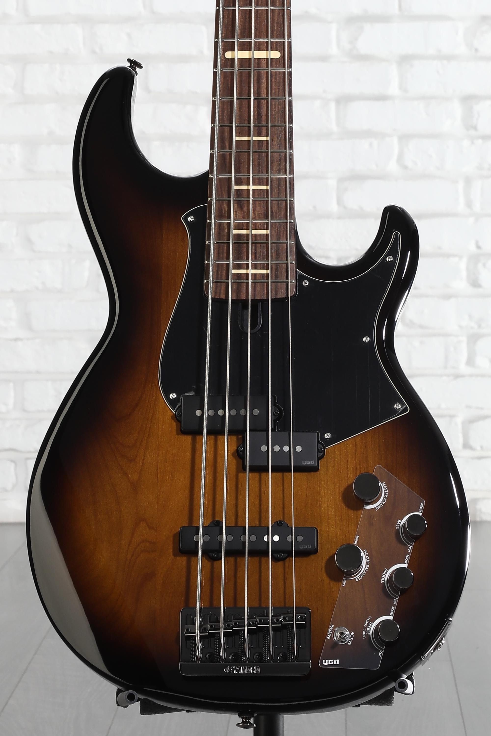 Yamaha BB735A 5-string Bass Guitar - Dark Coffee Sunburst | Sweetwater