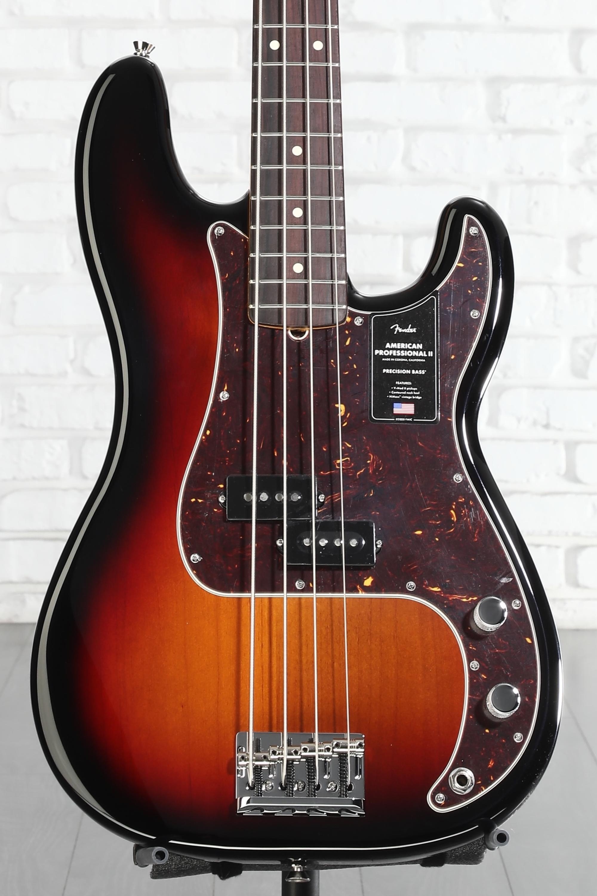 Fender American Professional II Precision Bass Guitar - 3-color