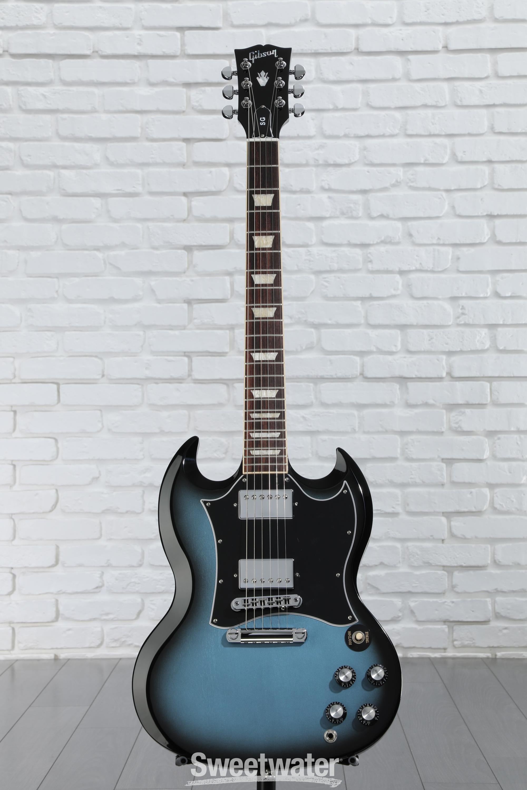 Gibson SG Standard Pelham Blue 限定モデル Gibson SG Standard Electric Guitar - Pelham Blue Burst