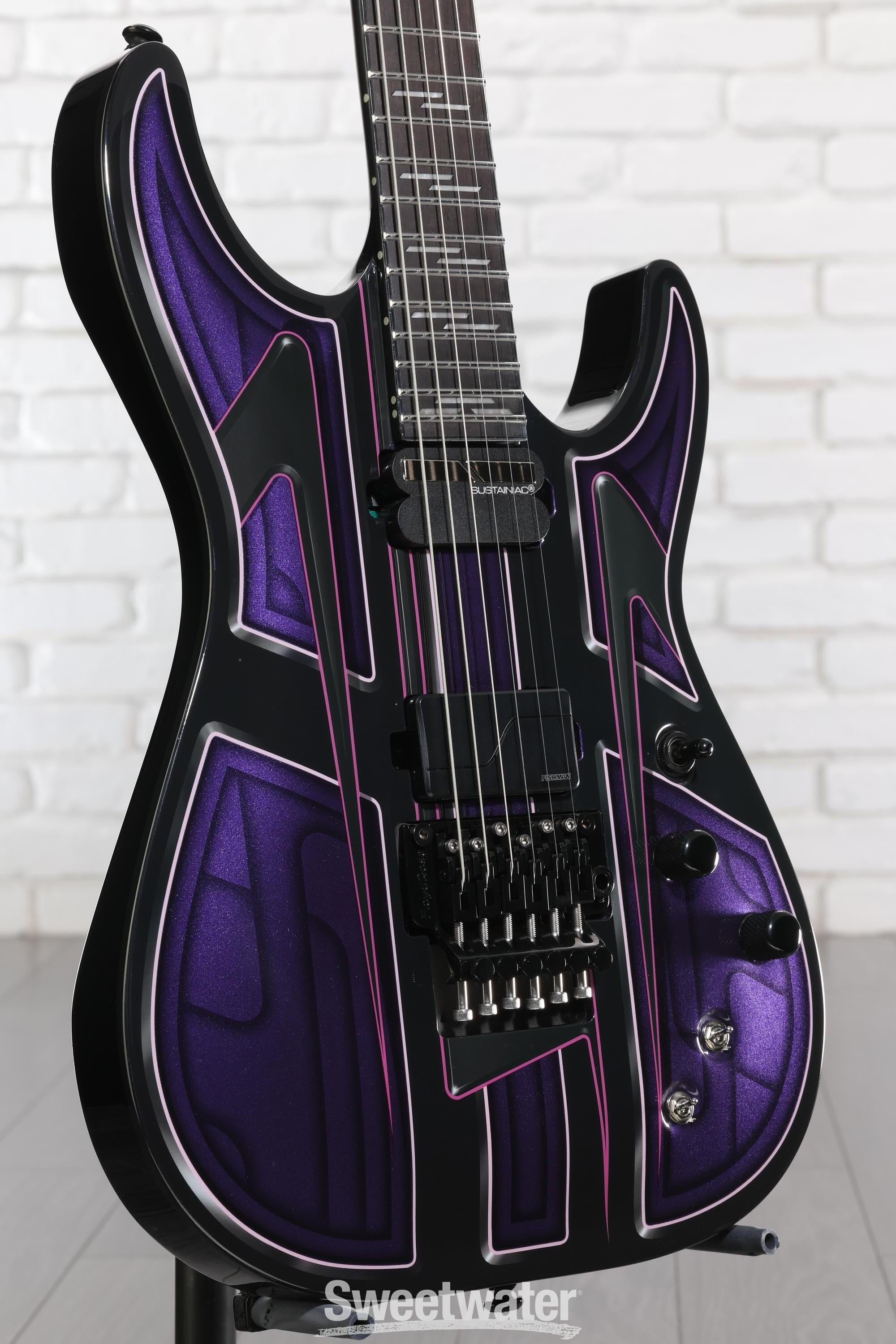 Photo of Schecter C-1 FR-S Przym Vespid Electric Guitar - Purple, Przym