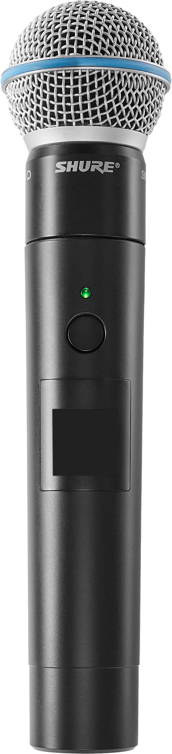 Shure MXW2X Handheld Transmitter with Beta 58A Capsule - Z10 Band