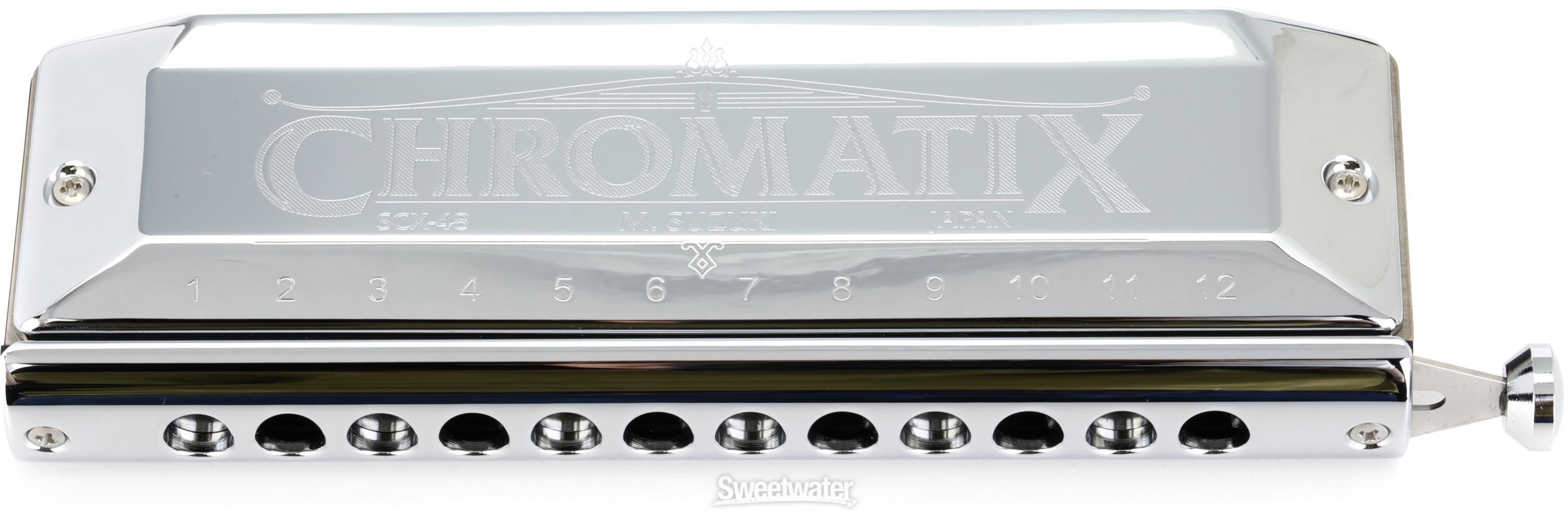 SUZUKI CHROMATIX SCX-48 ハーモニカ Amazon.com: Suzuki SCX-48 Chromatix Series Harmonica C 12