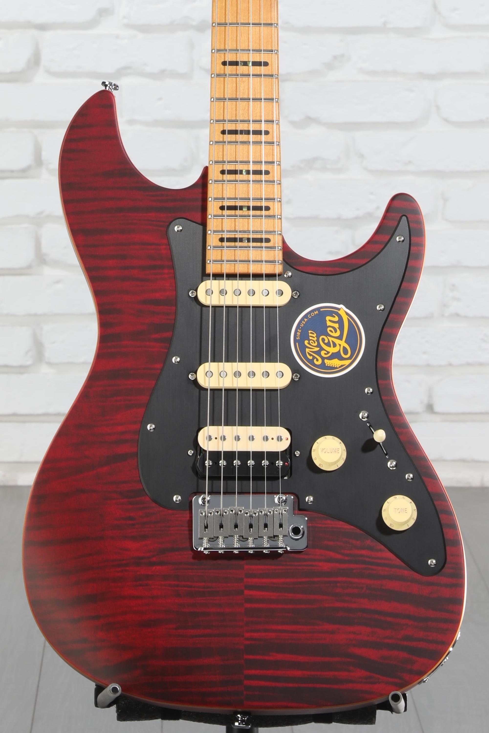 Sire Larry Carlton S7 FM New Gen Electric Guitar - See-through Red