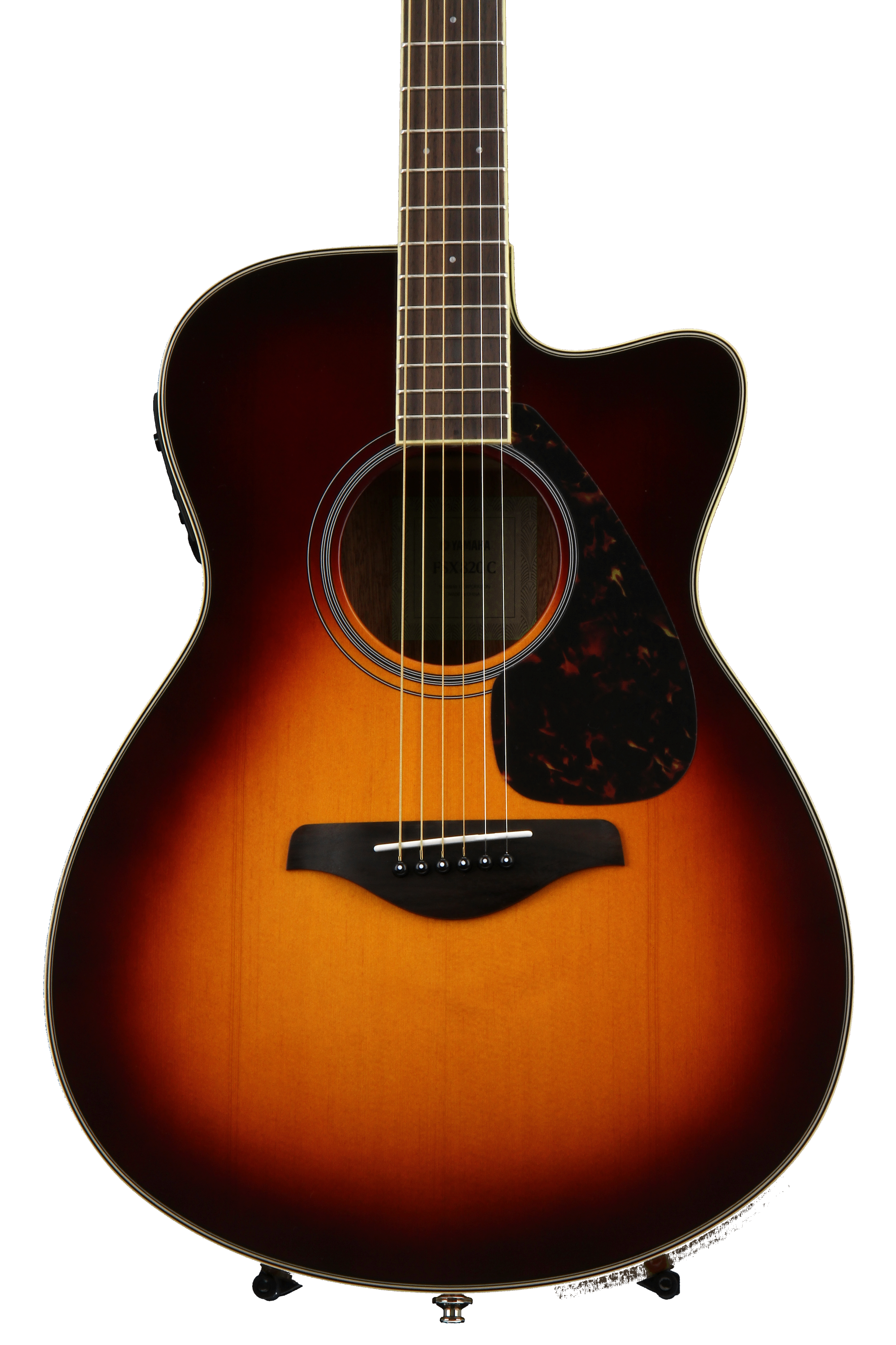 Yamaha FSX820C Concert Cutaway - Brown Sunburst | Sweetwater