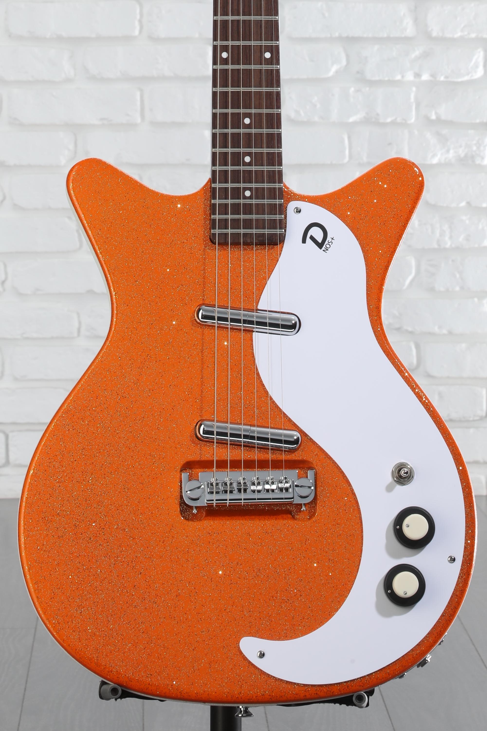 Danelectro '59M NOS+ Electric Guitar - Orange Metalflake