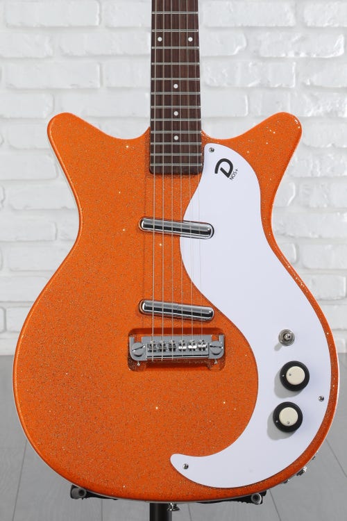 Danelectro '59M NOS+ Electric Guitar - Orange Metalflake
