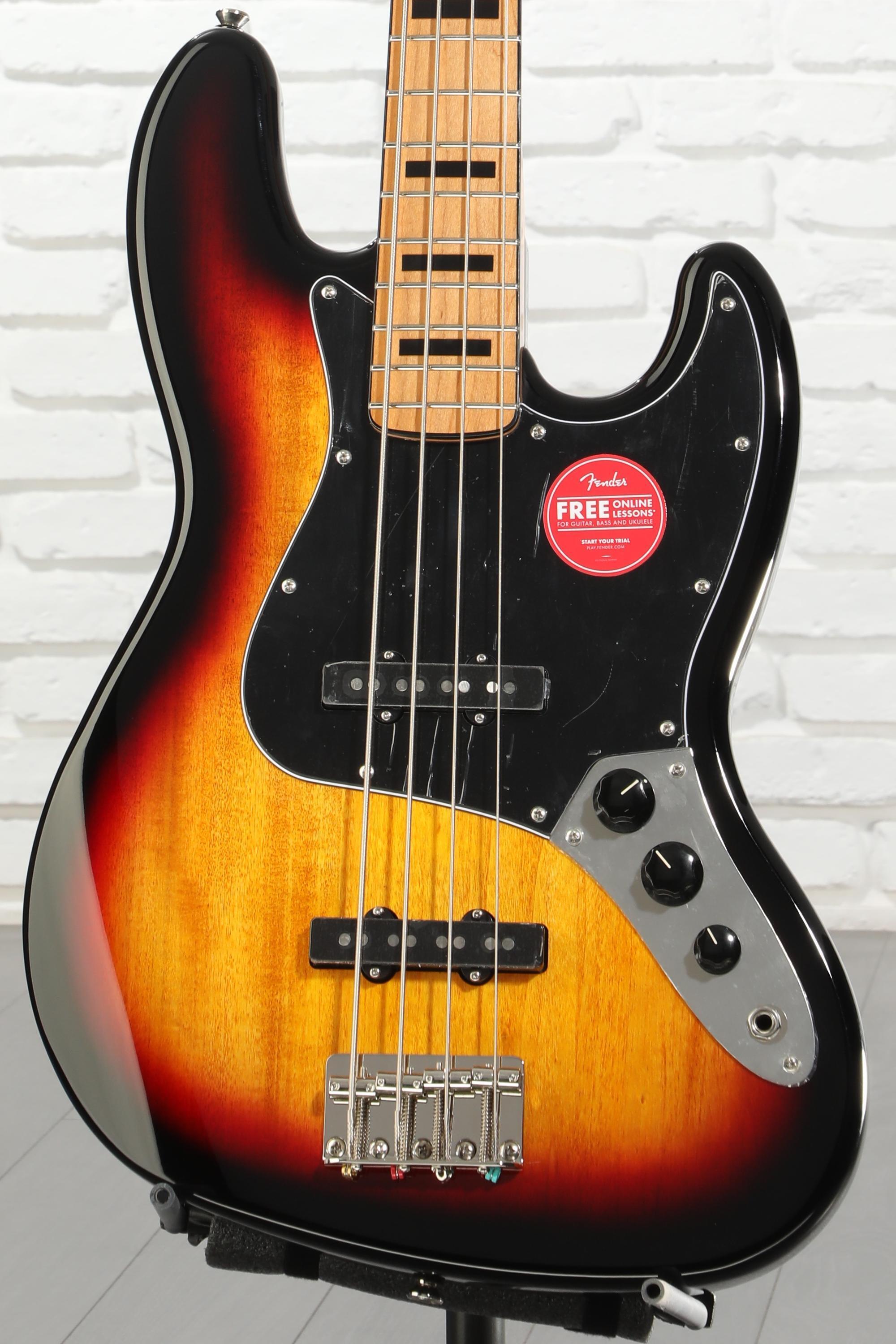 Squier Classic Vibe '70s Jazz Bass - 3-Tone Sunburst | Sweetwater