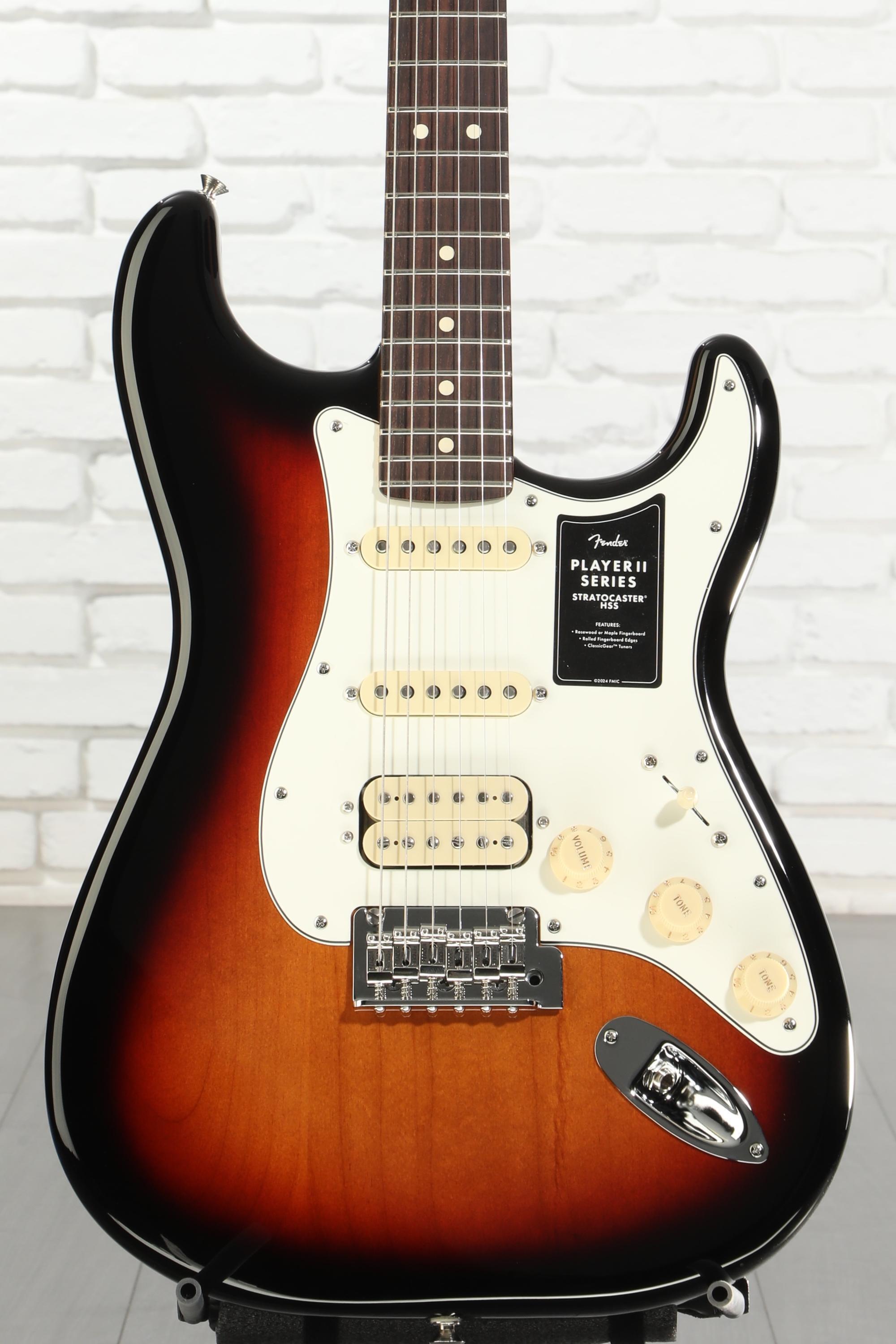 Fender Player II Stratocaster HSS Electric Guitar - 3-color