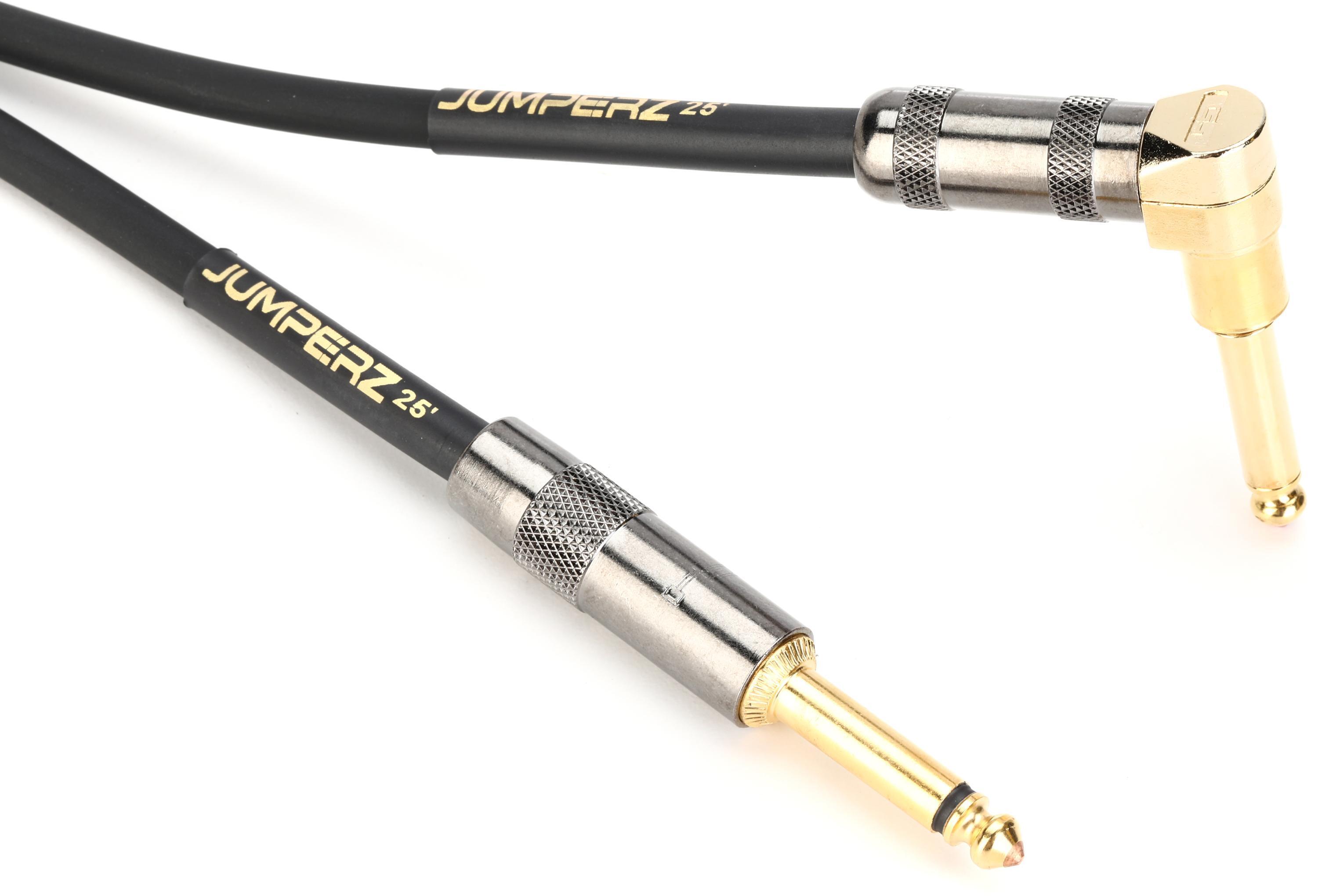 Photo of JUMPERZ Zipline Gold Quiet T-style Instrument Cable - 25 feet