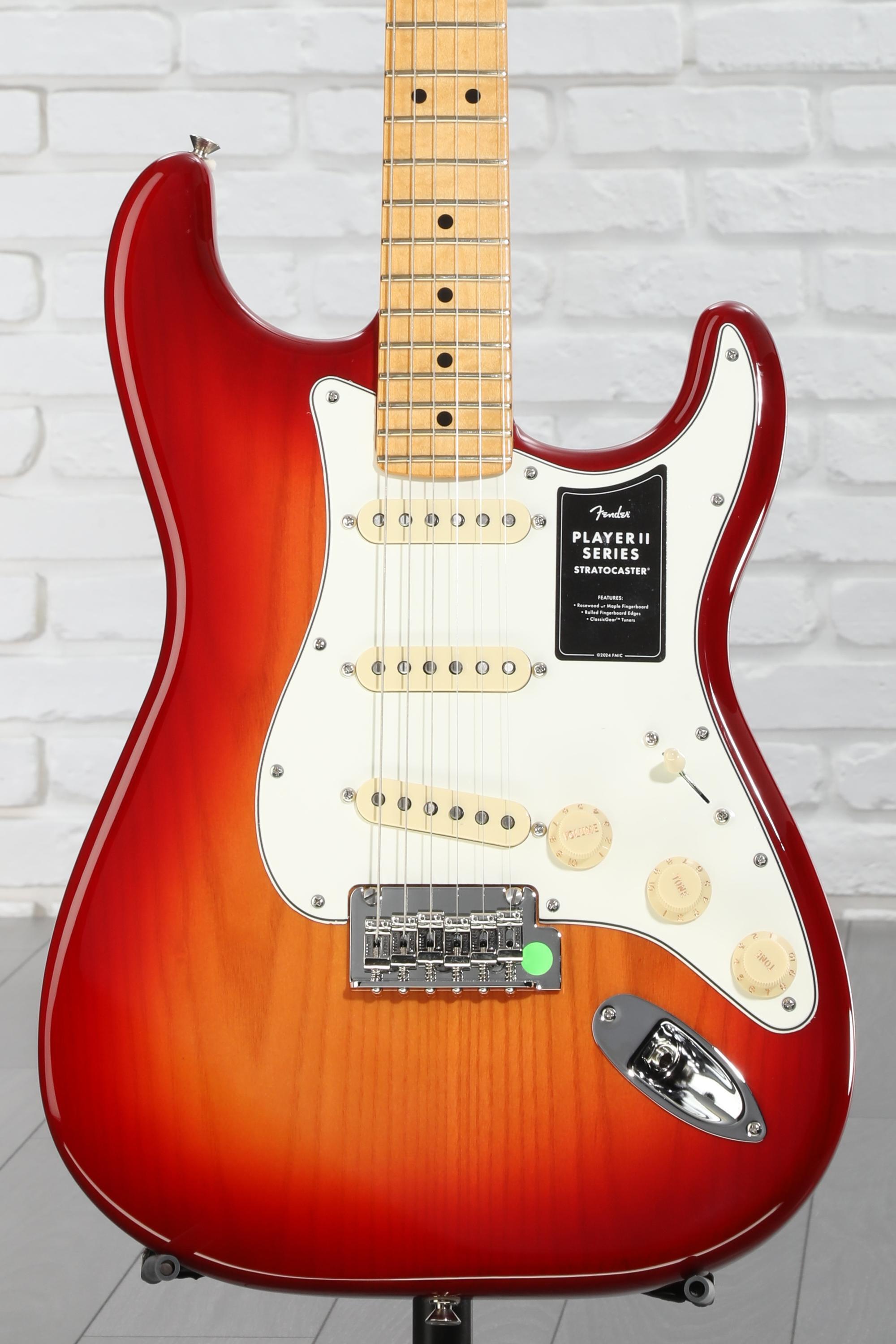 ギター fender player stratocaster Fender Player II Stratocaster Electric Guitar - Aged Cherry