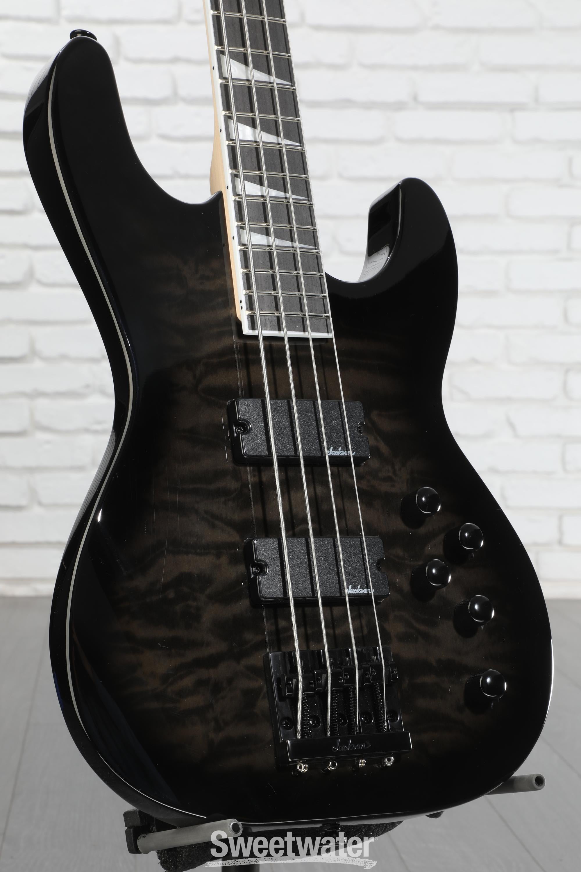 Jackson Concert Bass JS3Q - Transparent Black
